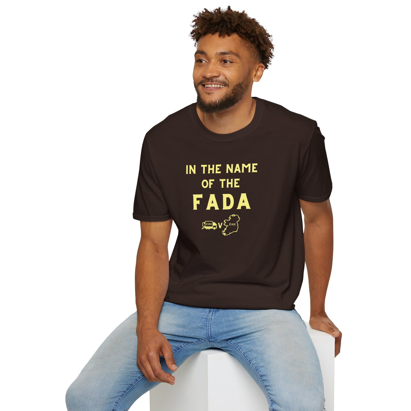 IN THE NAME OF THE FADA - EIRE vs ÉIRE Unisex Softstyle 100% Cotton T-Shirt