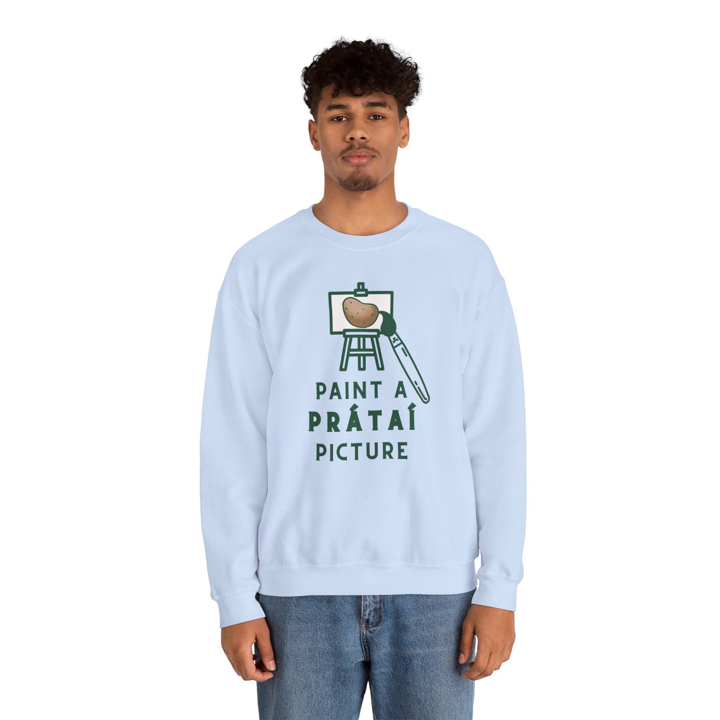 PAINT A PRÁTAÍ PICTURE Unisex Heavy Blend™ Crewneck Sweatshirt