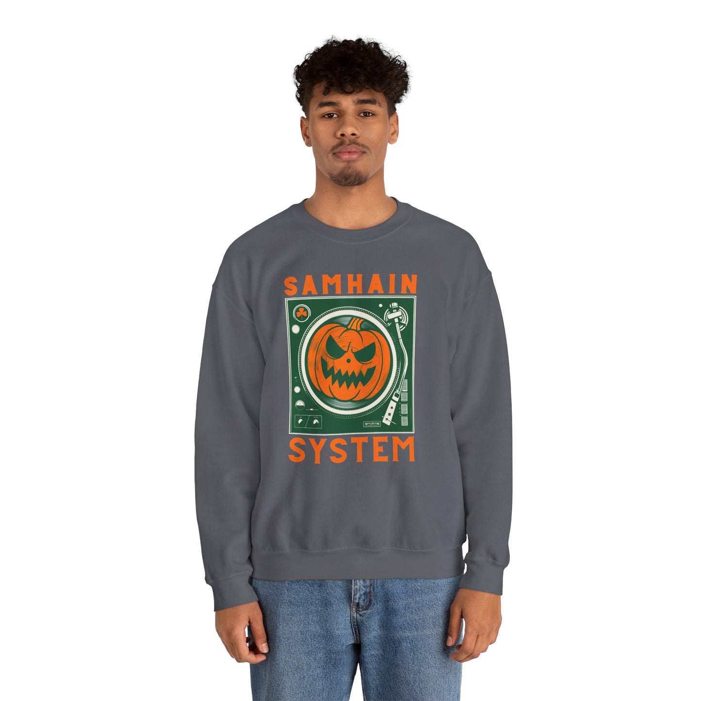 SAMHAIM SYSTEM Unisex Heavy Blend Crewneck Sweatshirt