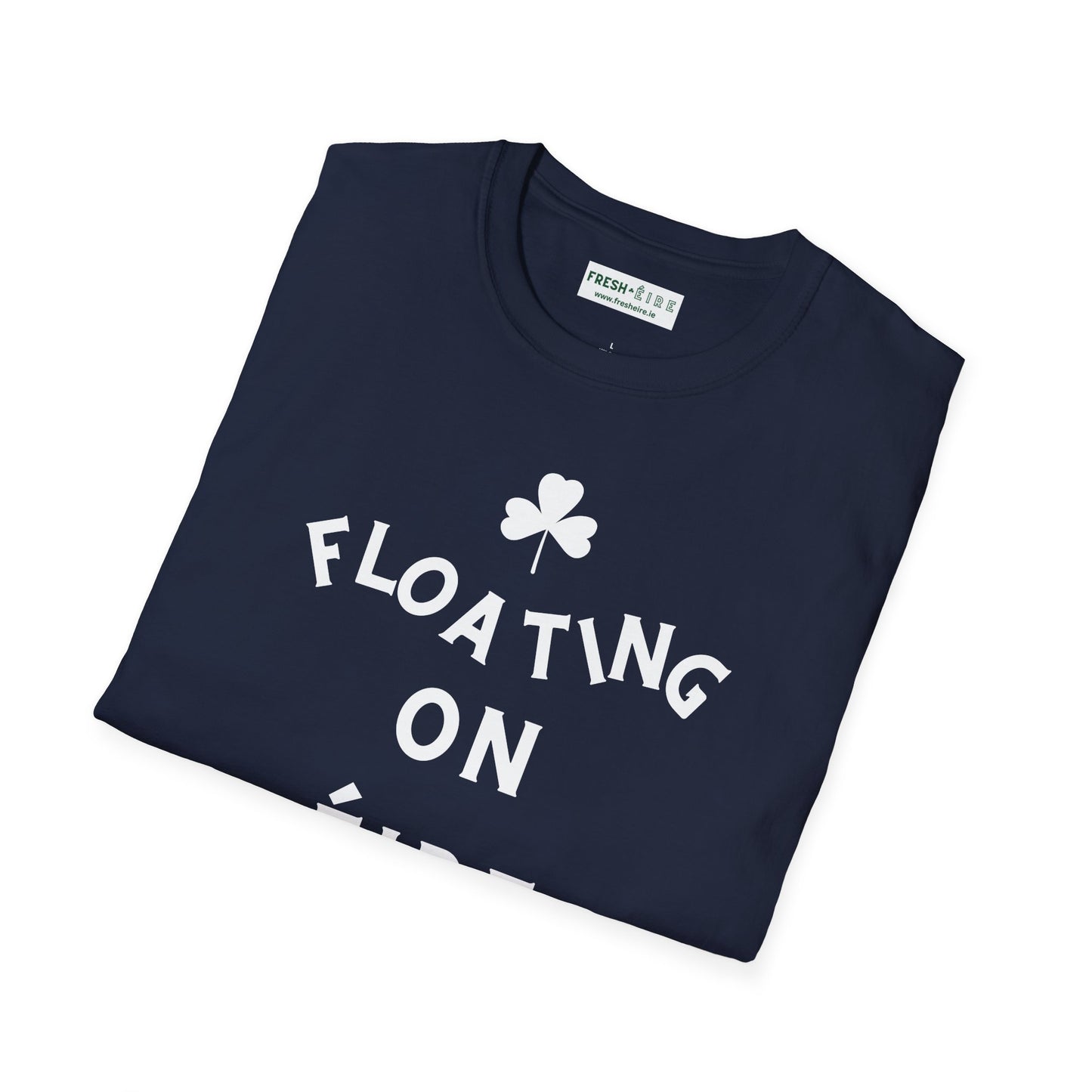 FLOATING ON ÉIRE Unisex Softstyle 100% Cotton T-Shirt