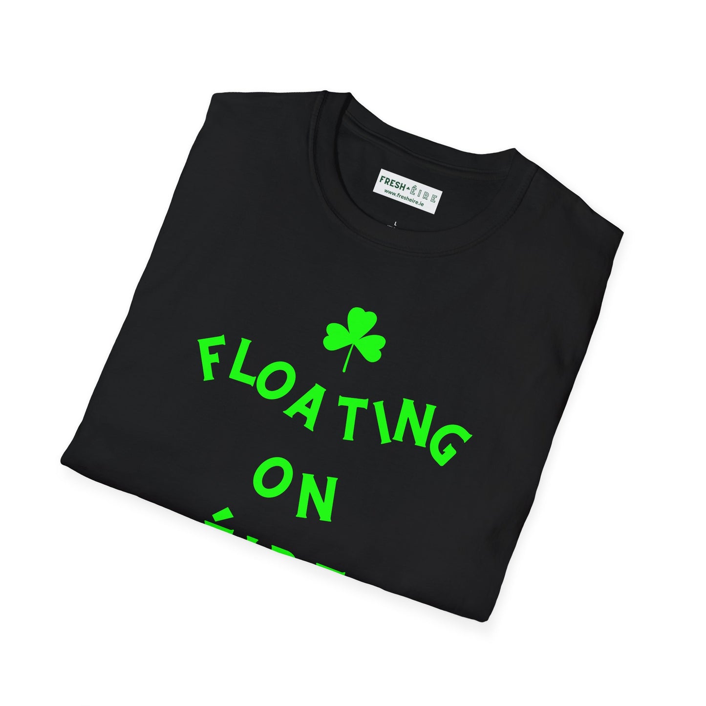 FLOATING ON ÉIRE Unisex Softstyle 100% Cotton T-Shirt