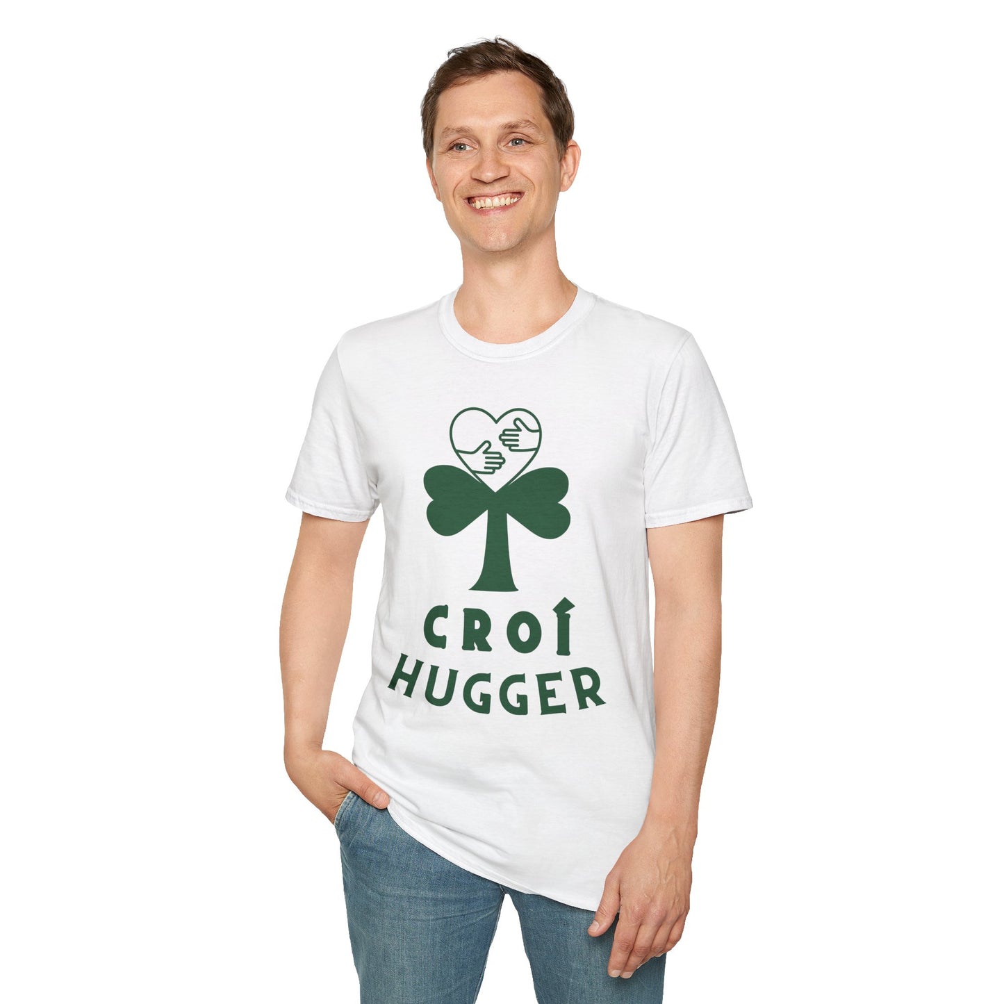 CROÍ HUGGER Unisex Softstyle 100% Cotton T-Shirt