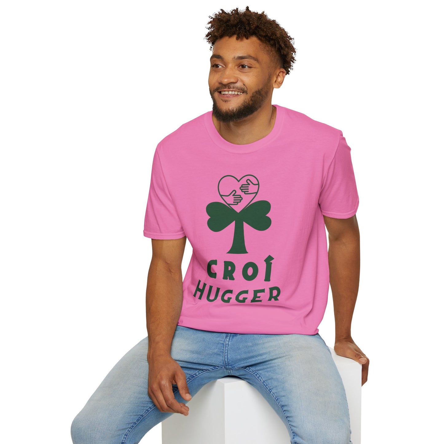 CROÍ HUGGER Unisex Softstyle 100% Cotton T-Shirt