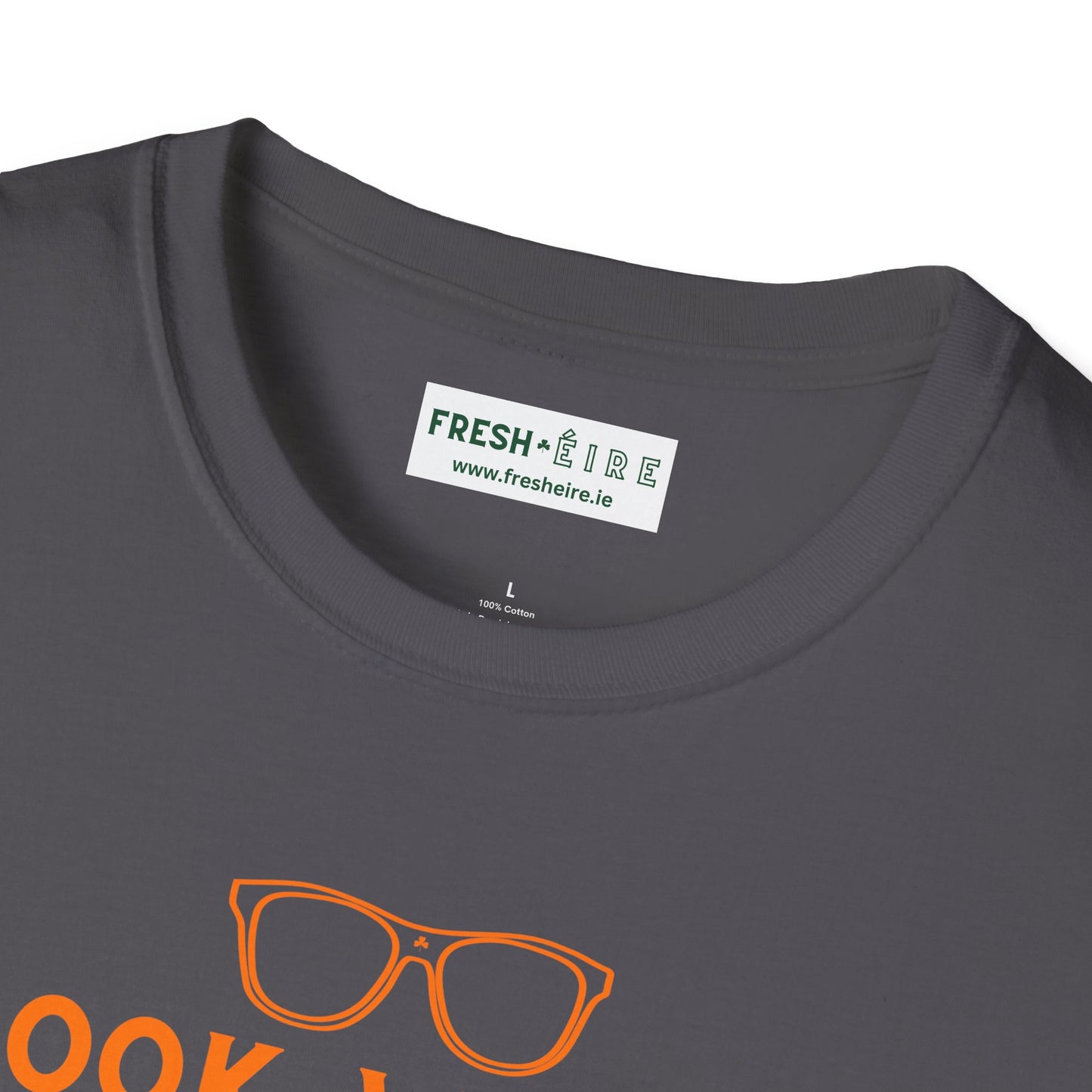 LOOK WHO'S AG CAINT Unisex Softstyle 100% Cotton T-Shirt