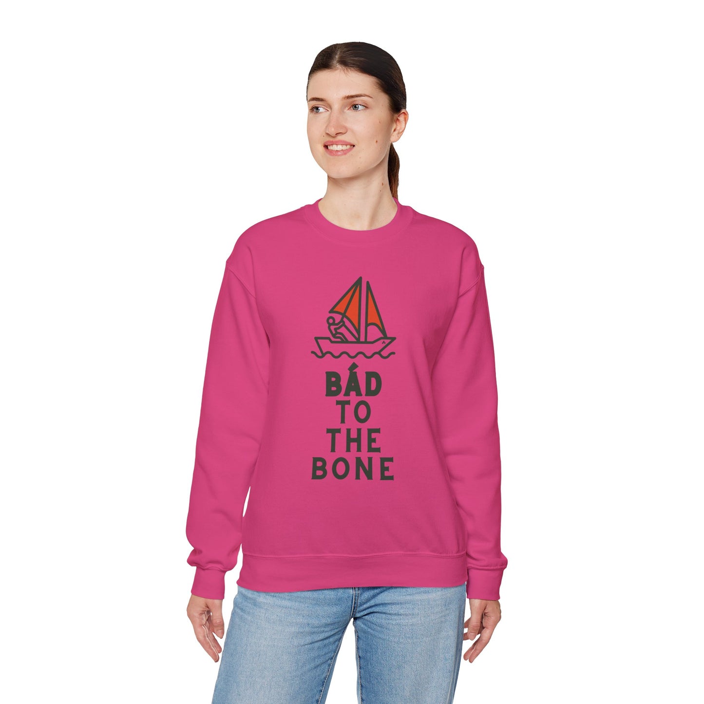 BÁD TO THE BONE Unisex Heavy Blend™ Crewneck Sweatshirt