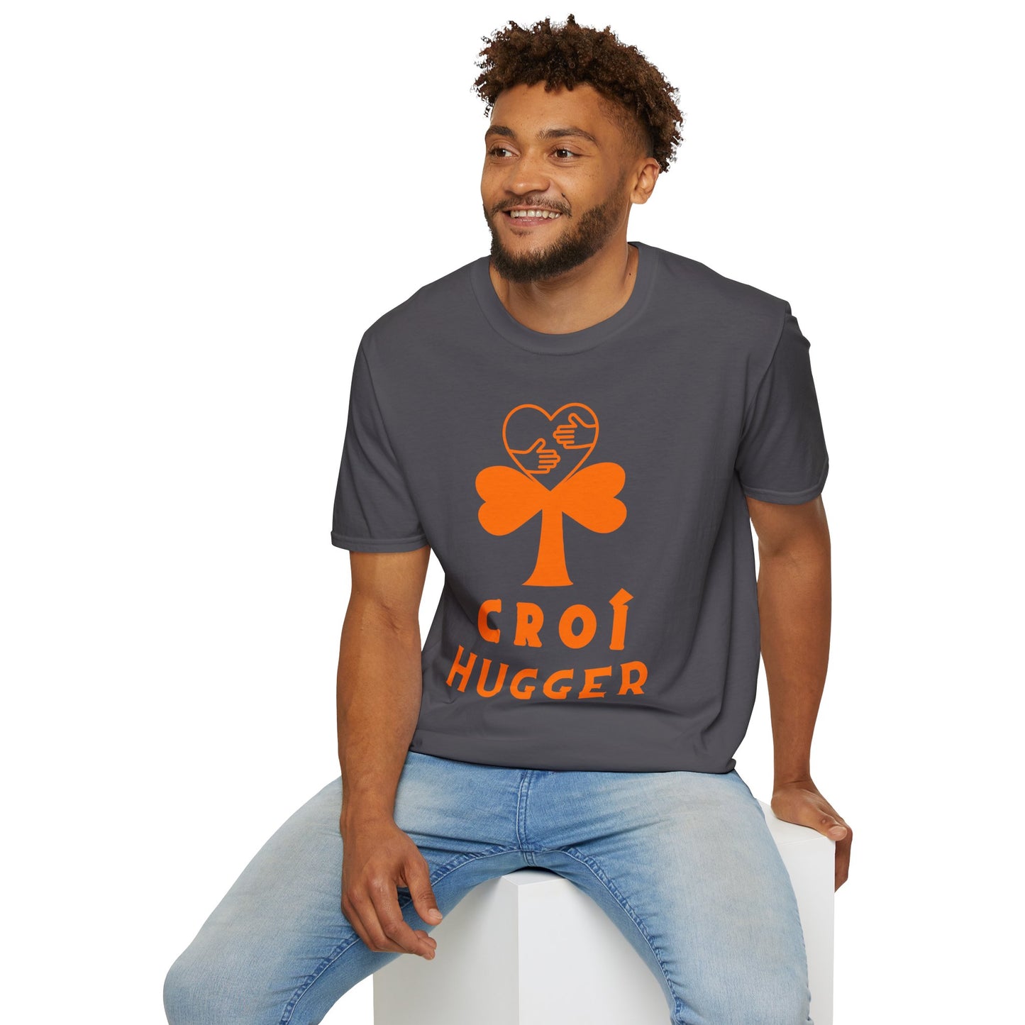CROÍ HUGGER Unisex Softstyle 100% Cotton T-Shirt