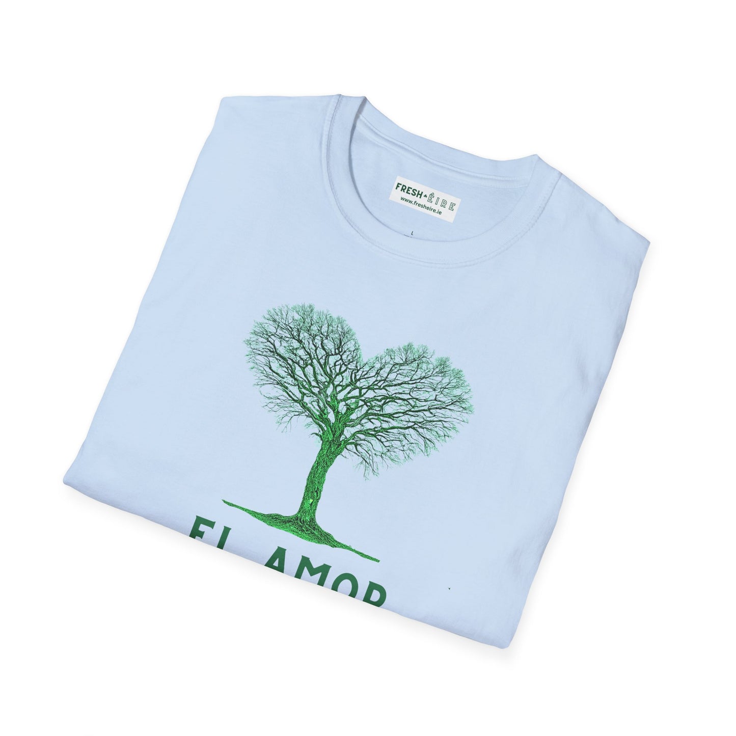 EL AMOR ESTA EN EL ÉIRE Unisex Softstyle 100% Coton T-Shirt