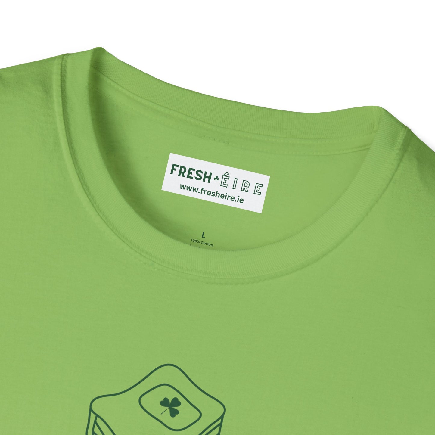I KNOW FOCAL IN IRISH Unisex Softstyle 100% Cotton T-Shirt