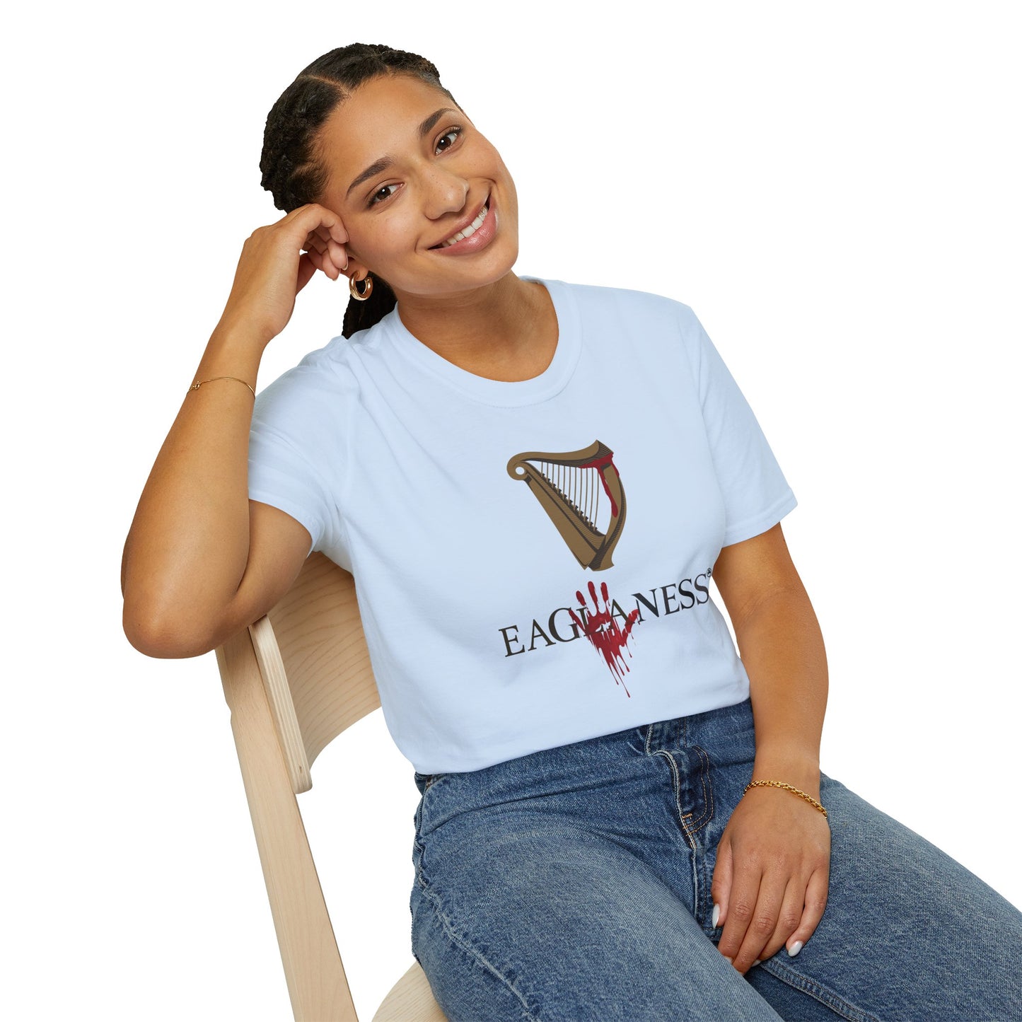 EAGLANESS 100% Cotton Unisex Softstyle T-Shirt