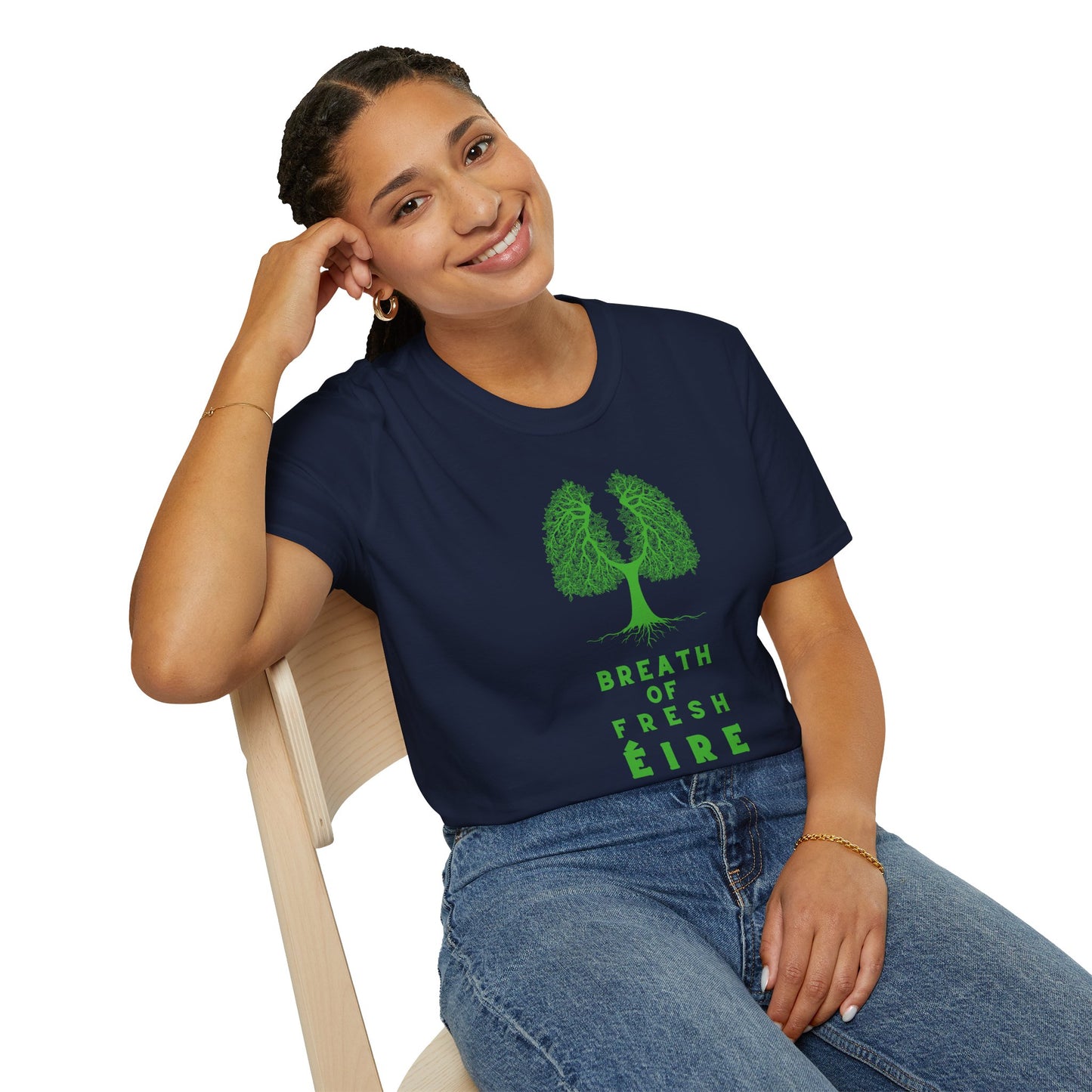 BREATH OF FRESH ÉIRE Unisex Softstyle 100% Cotton T-Shirt