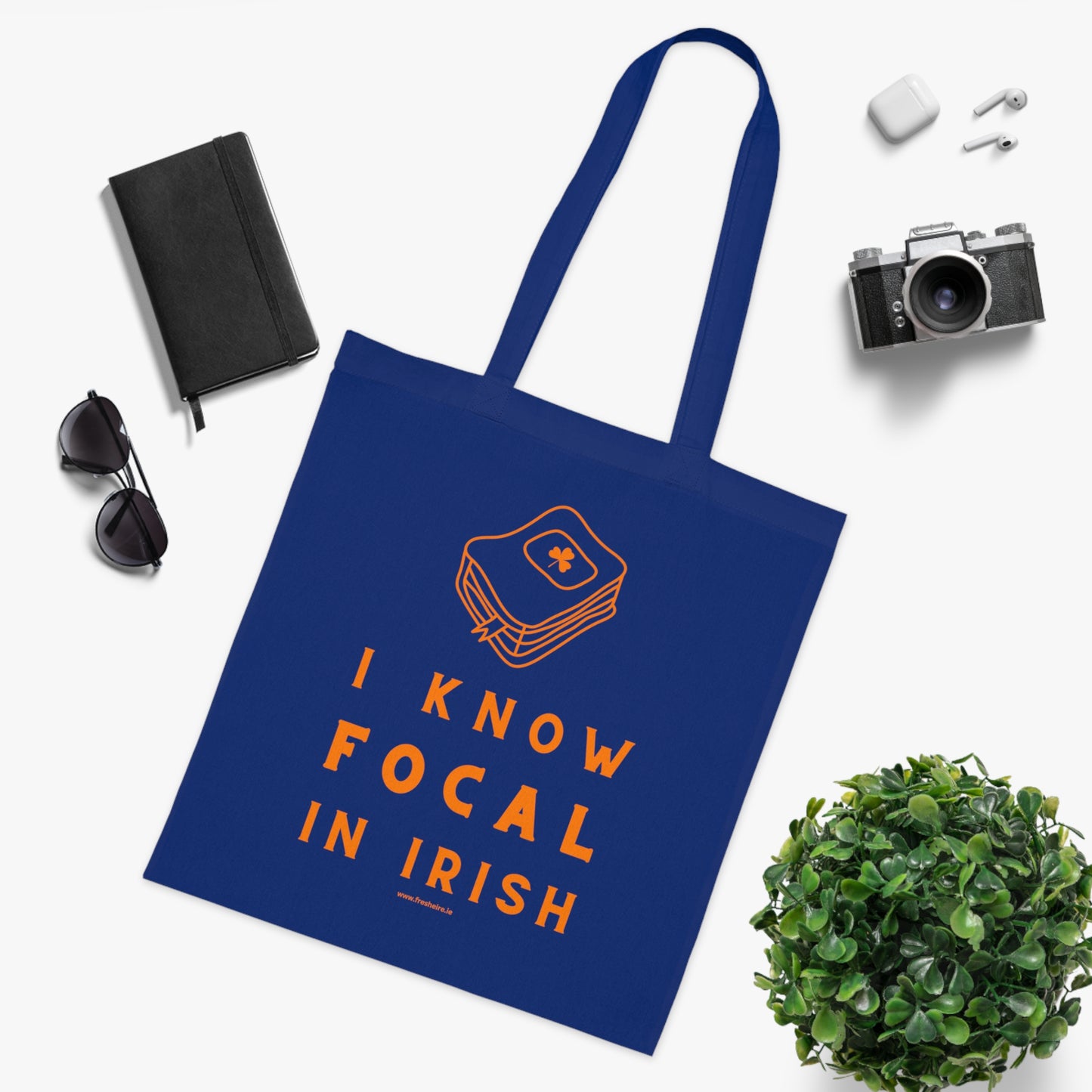 I KNOW FOCAL IN IRISH 100% Cotton Tote Bag