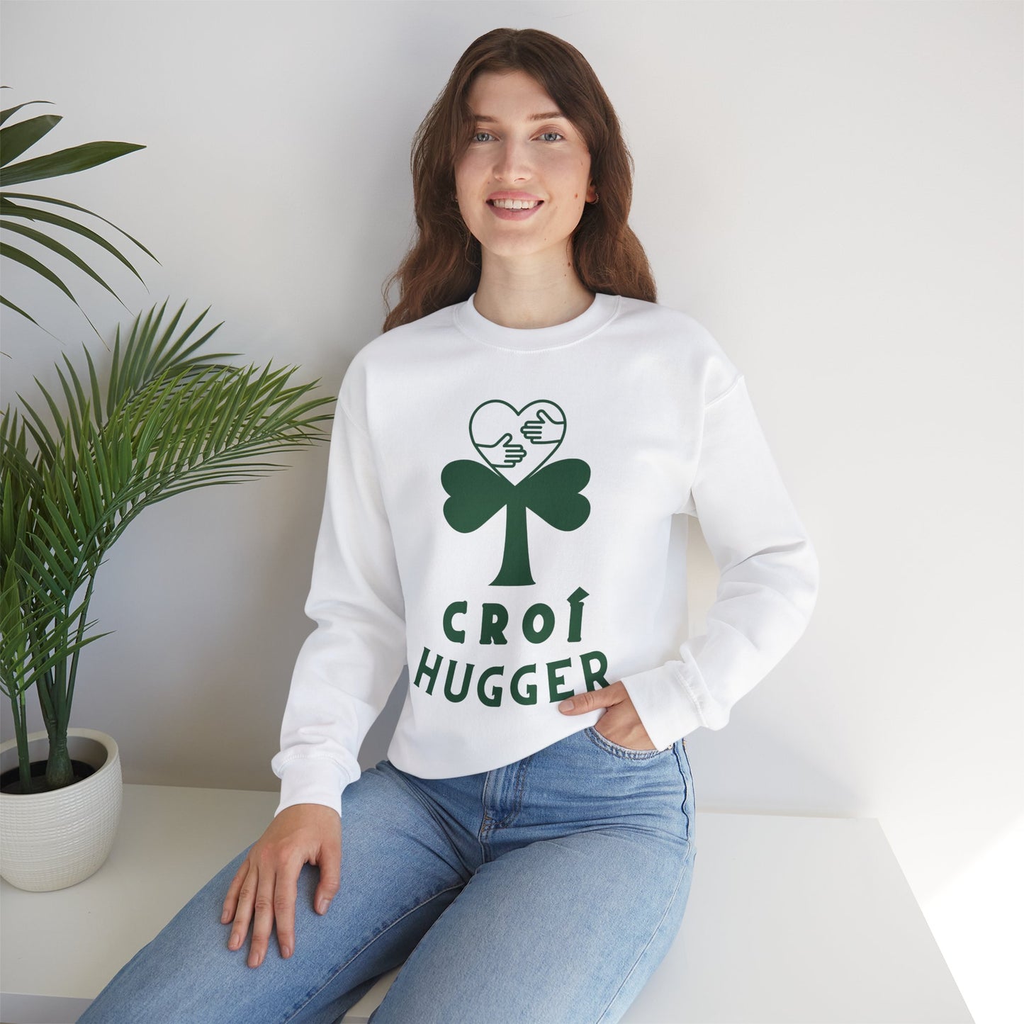 CROÍ HUGGER Unisex Heavy Blend™ Crewneck Sweatshirt