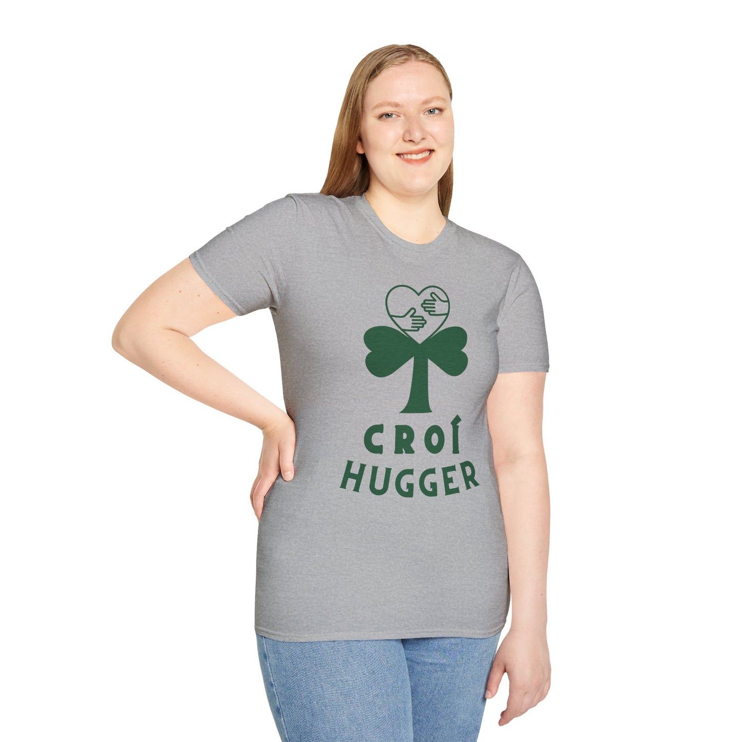 CROÍ HUGGER Unisex Softstyle 100% Cotton T-Shirt