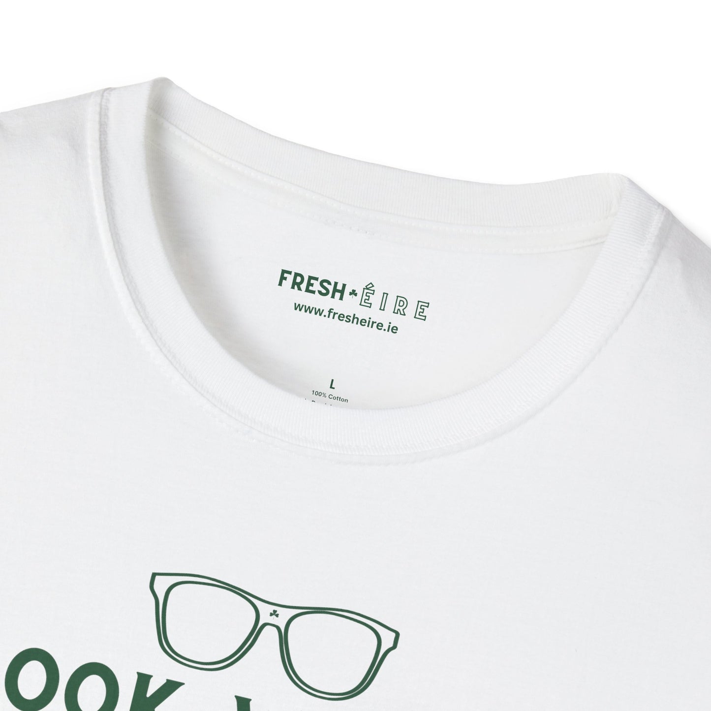 LOOK WHO'S AG CAINT Unisex Softstyle 100% Cotton T-Shirt