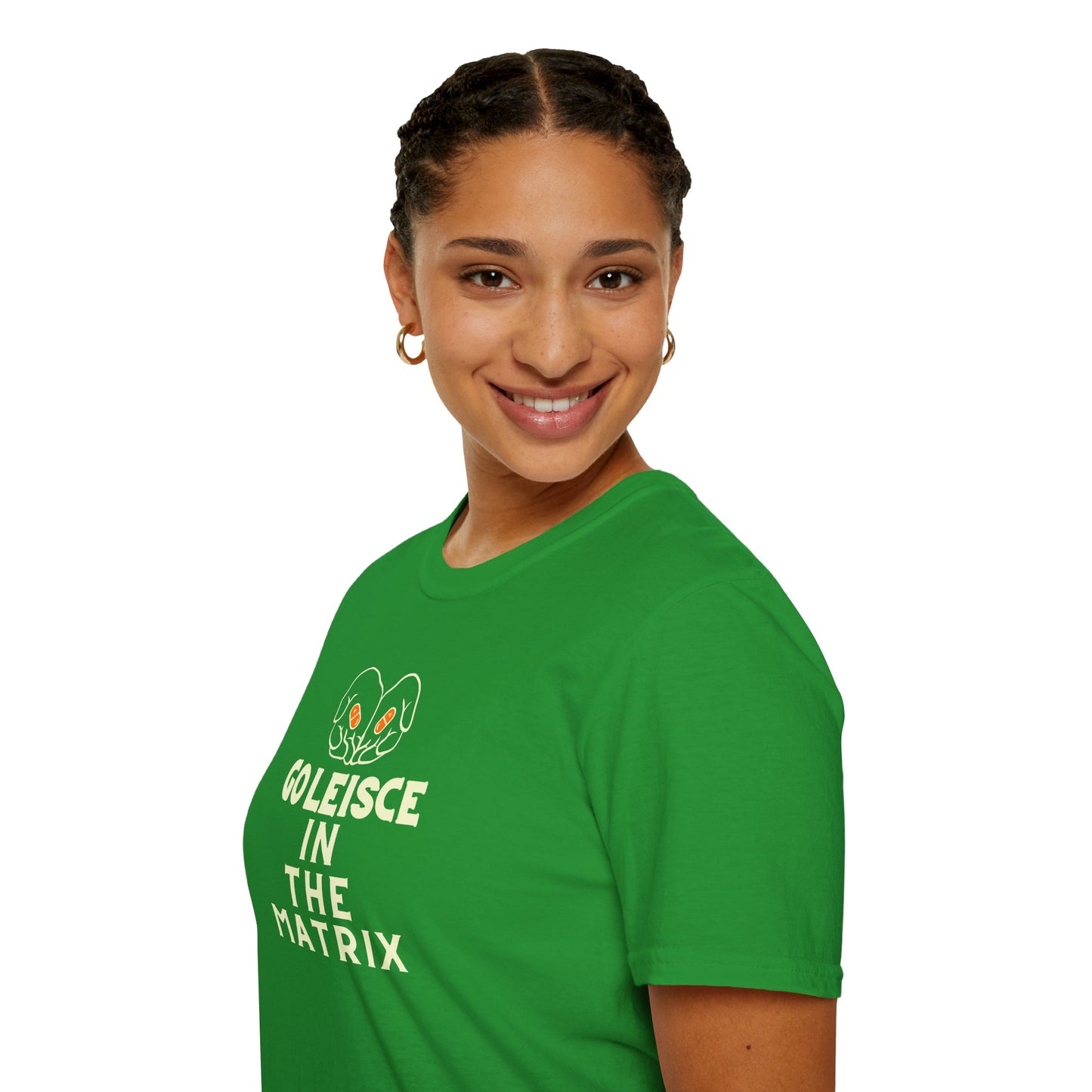 GO LEISCE IN THE MATRIX Unisex Softstyle 100% Cotton T-Shirt