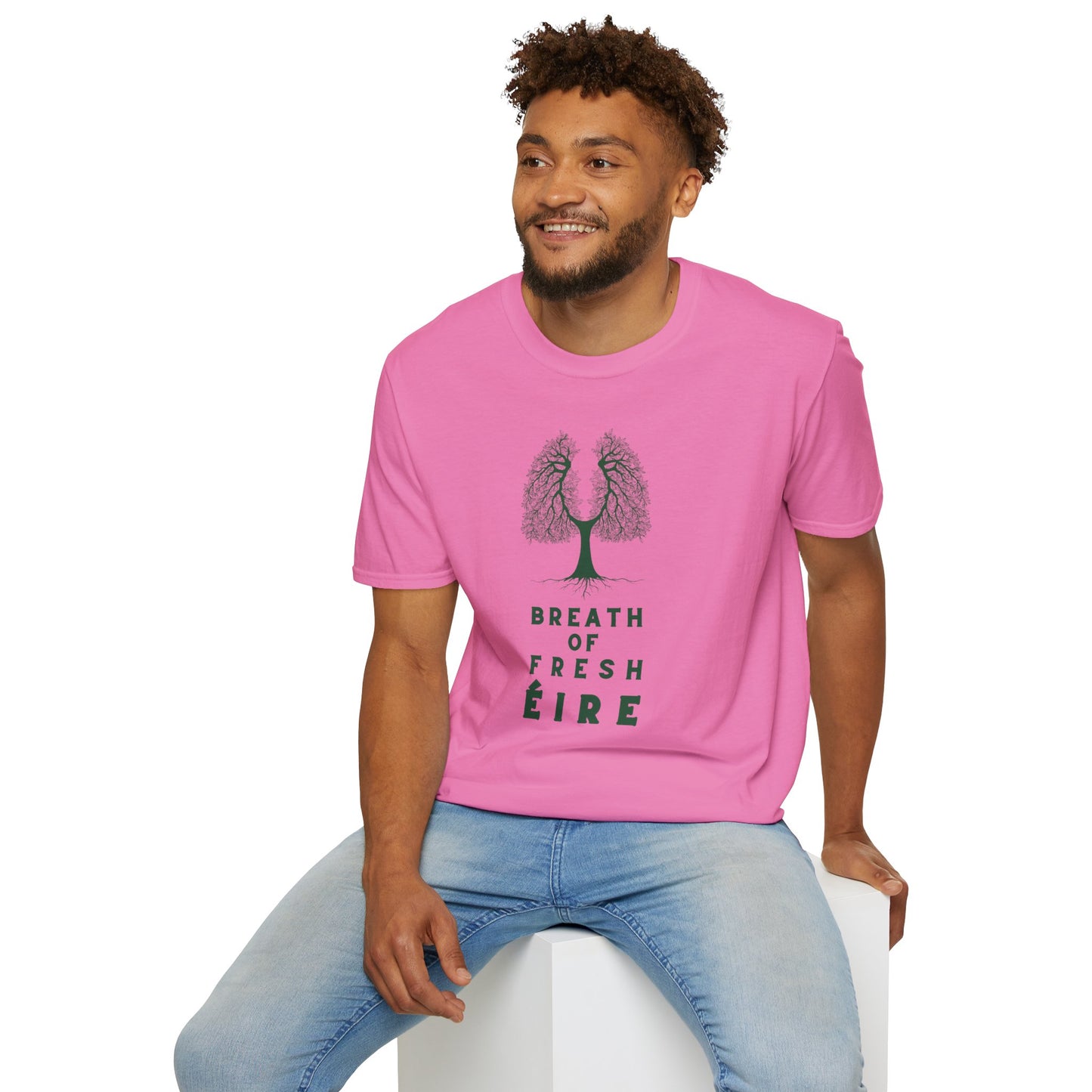 BREATH OF FRESH ÉIRE Unisex Softstyle 100% Cotton T-Shirt