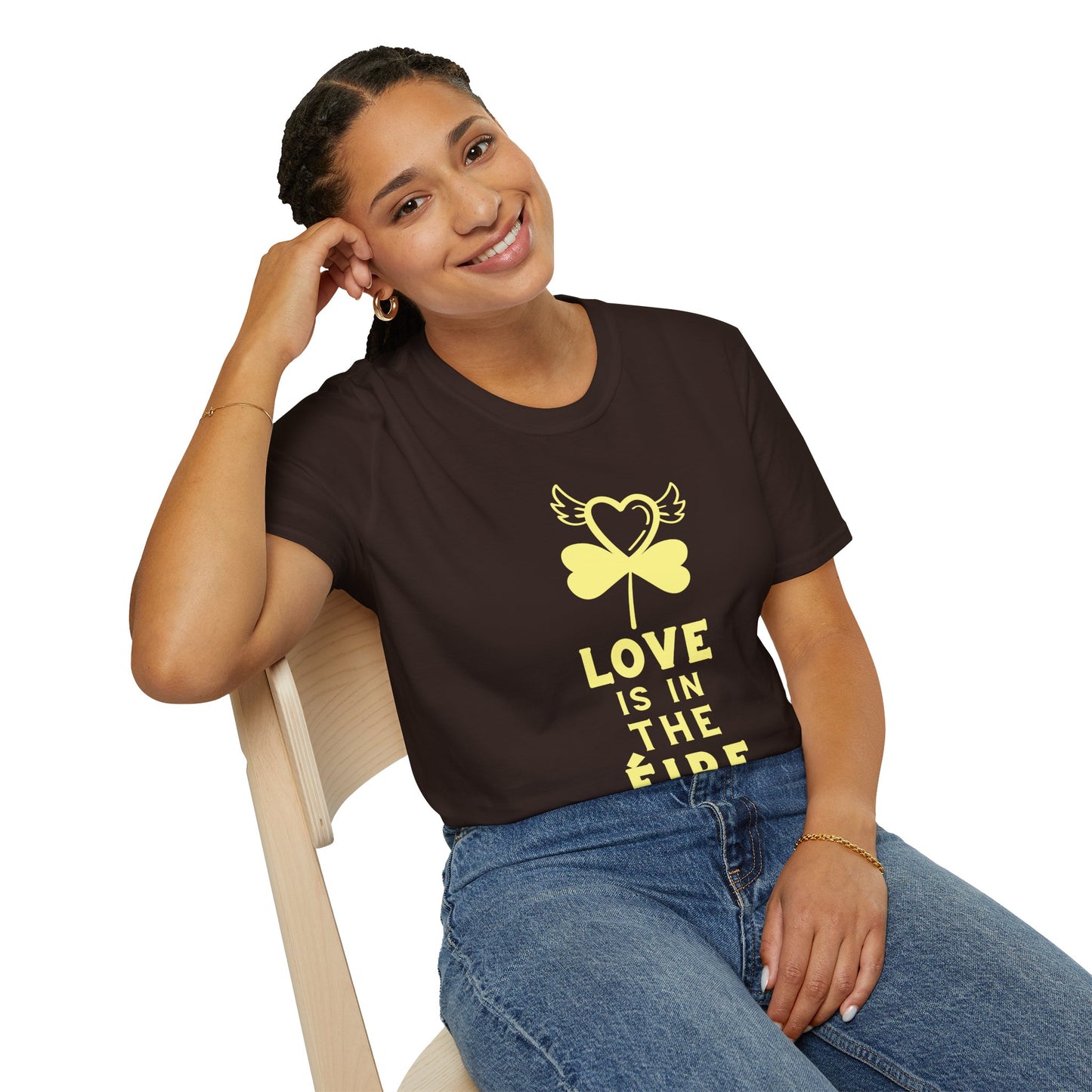 LOVE IS IN THE ÉIRE 2 Unisex Softstyle 100% Cotton T-Shirt