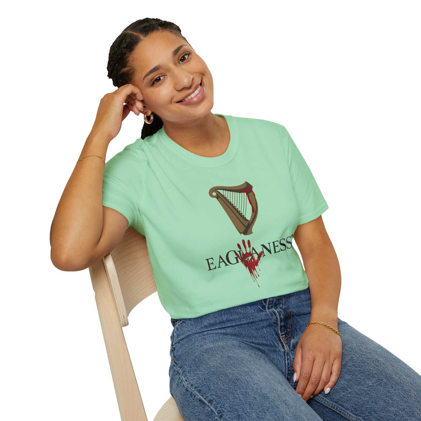 EAGLANESS 100% Cotton Unisex Softstyle T-Shirt