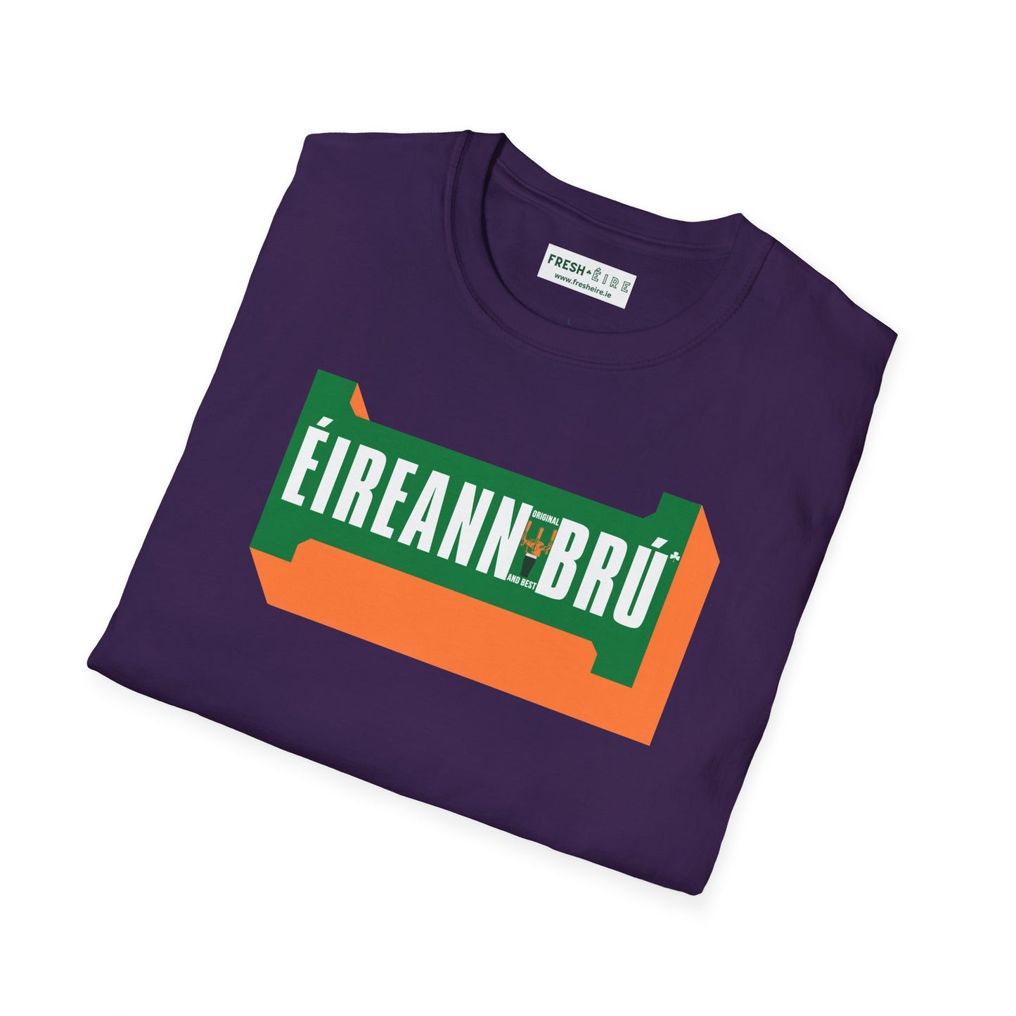 ÉIREANN BRÚ Unisex Softstyle 100% Cotton T-Shirt