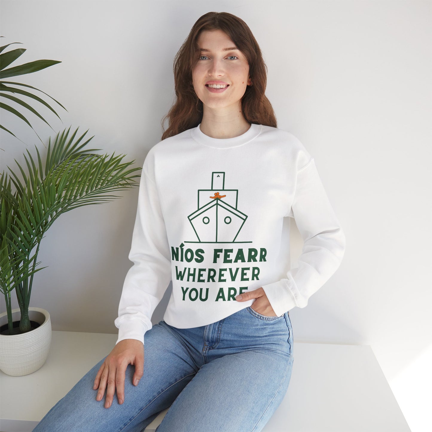 NÍOS FEARR, WHEREVER YOU ARE Unisex Heavy Blend™ Crewneck Sweatshirt