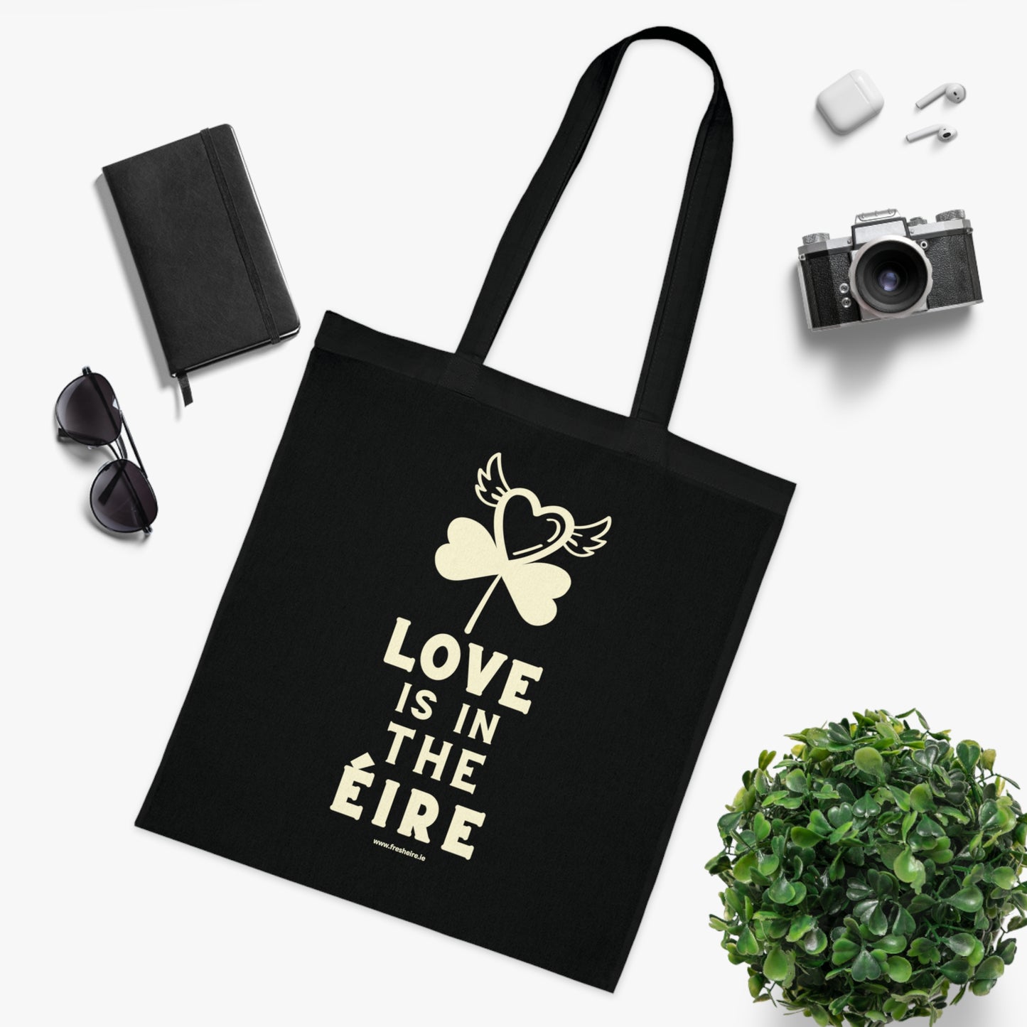 LOVE IS IN THE ÉIRE 2 100% Cotton Tote Bag