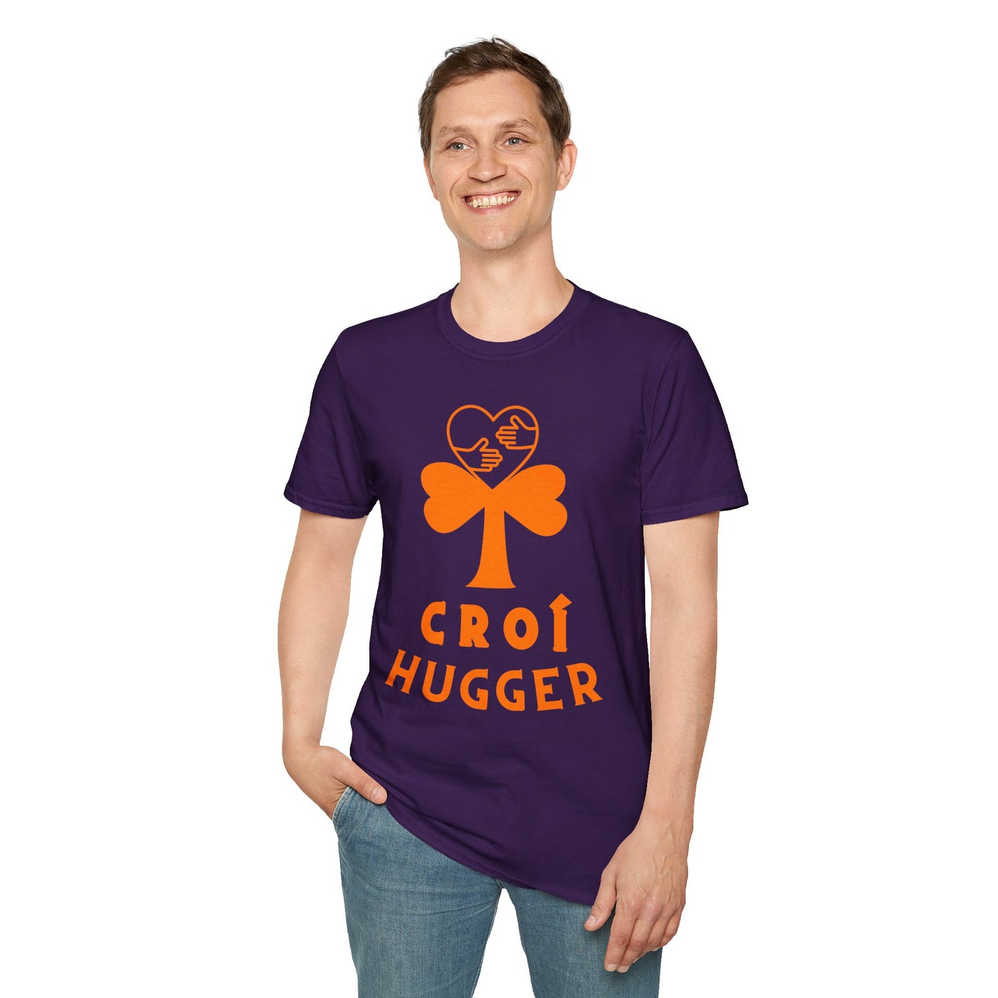 CROÍ HUGGER Unisex Softstyle 100% Cotton T-Shirt