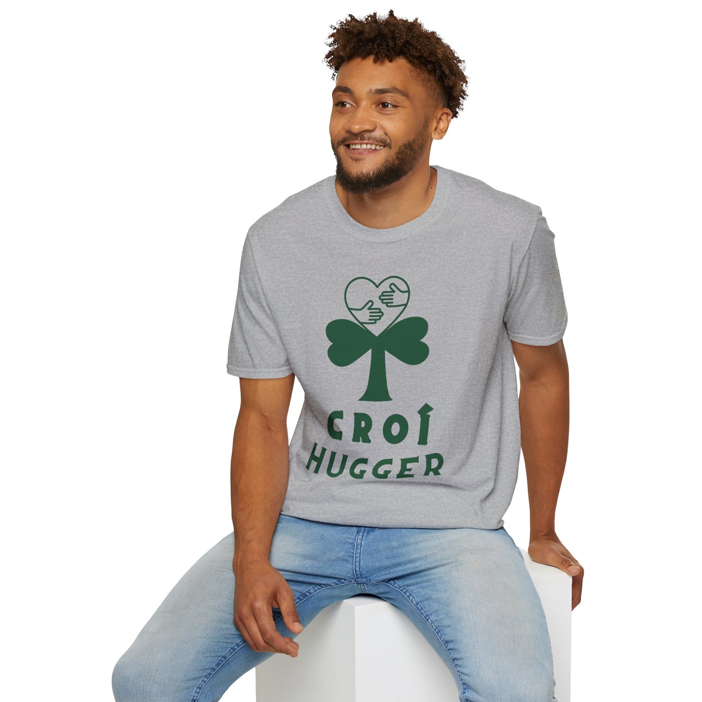 CROÍ HUGGER Unisex Softstyle 100% Cotton T-Shirt