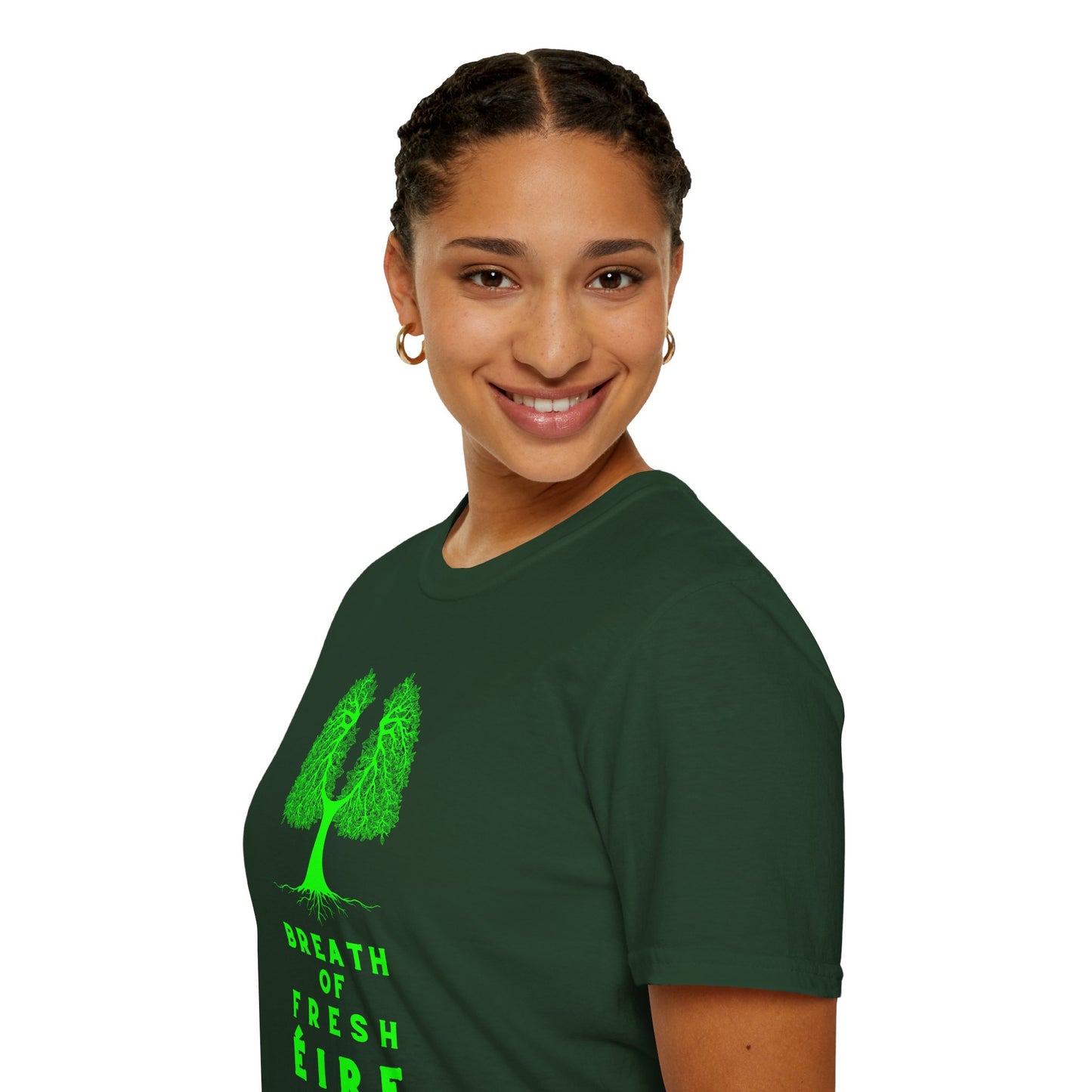 BREATH OF FRESH ÉIRE Unisex Softstyle 100% Cotton T-Shirt