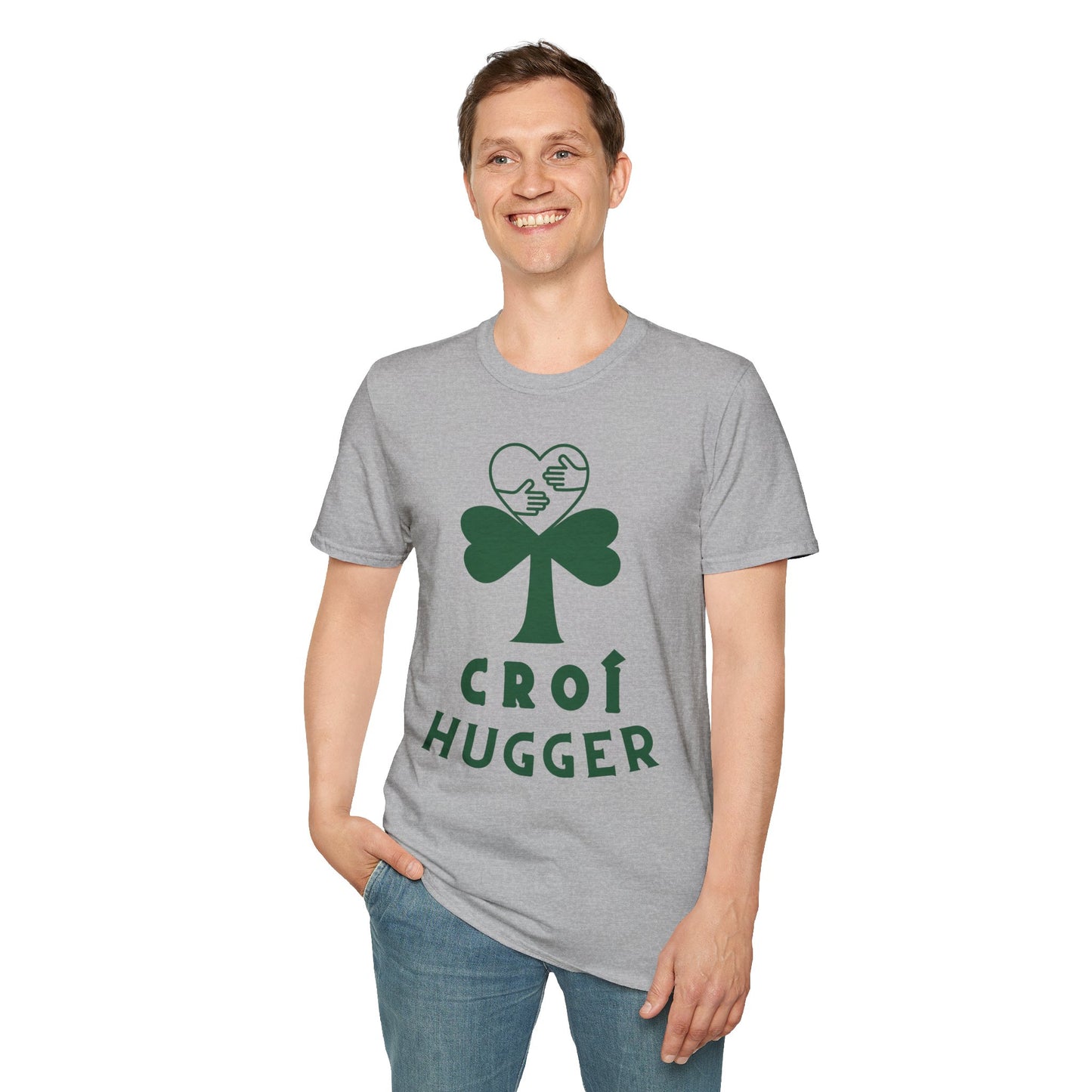 CROÍ HUGGER Unisex Softstyle 100% Cotton T-Shirt