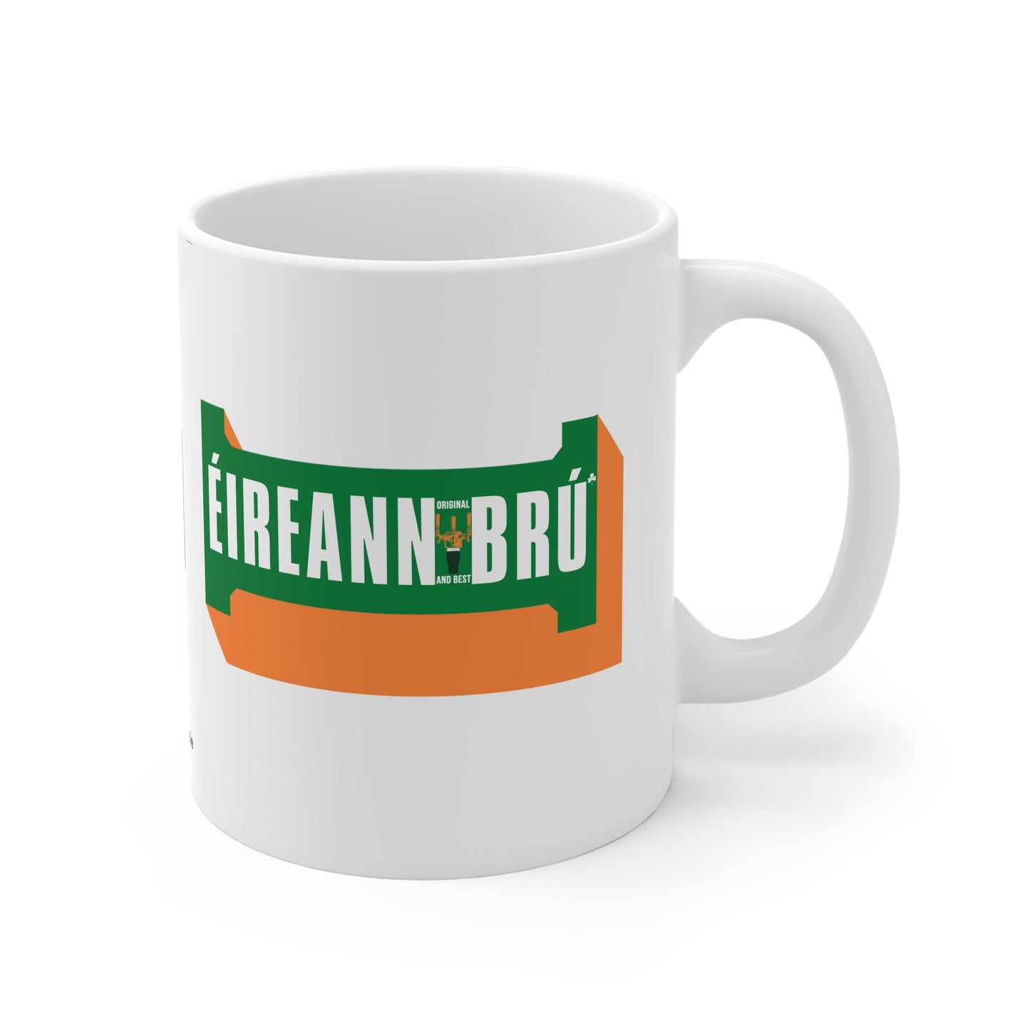 ÉIREANN BRÚ 33cl White Ceramic Mug