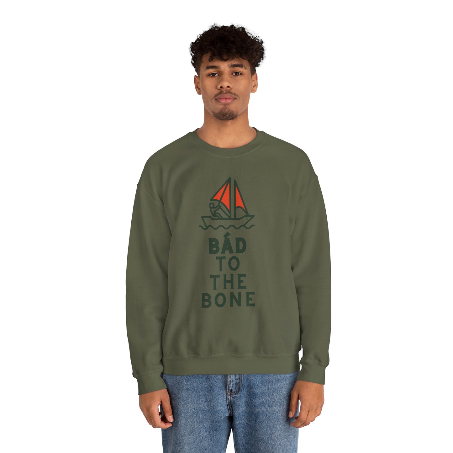 BÁD TO THE BONE Unisex Heavy Blend™ Crewneck Sweatshirt