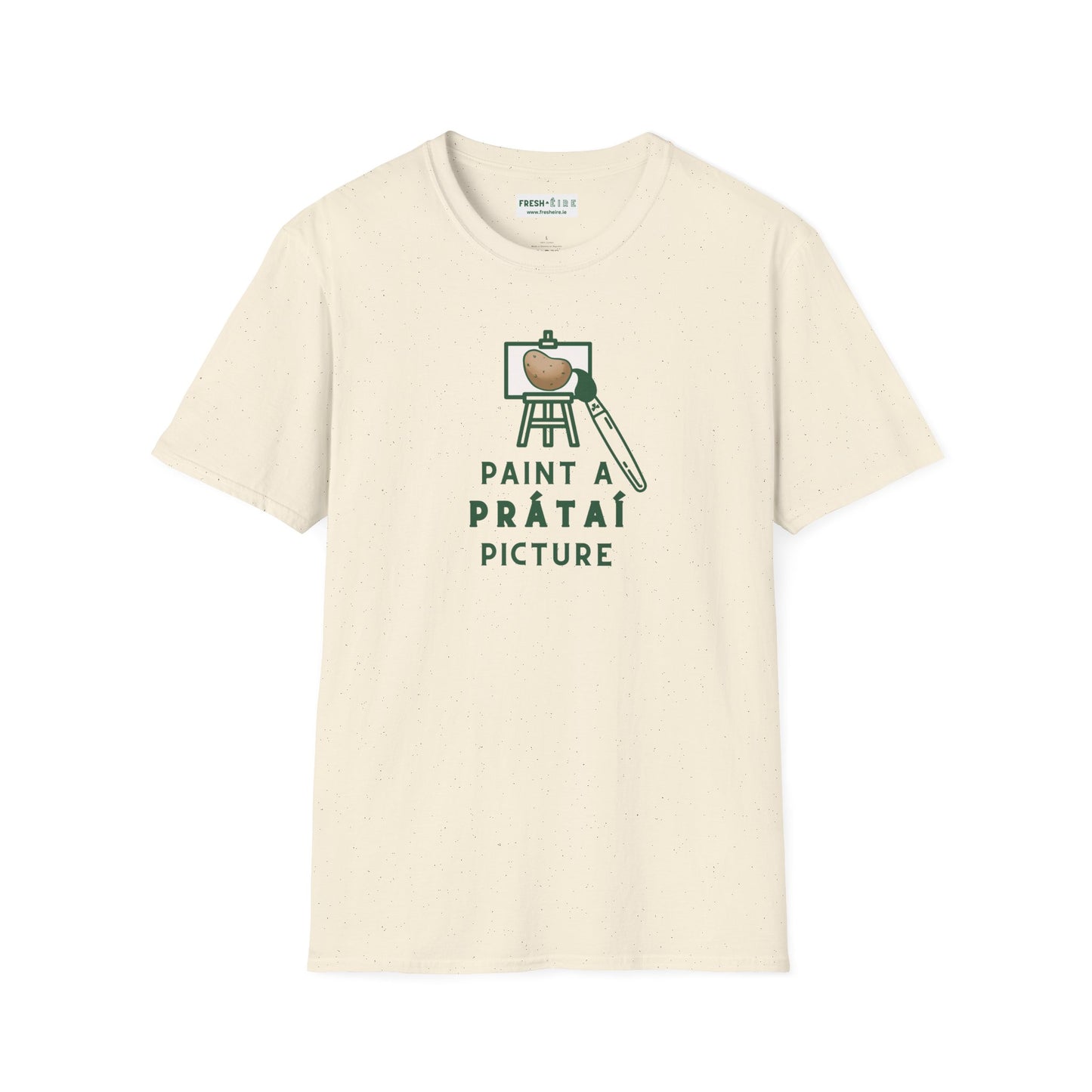 PAINT A PRÁTAÍ PICTURE Unisex Softstyle 100% Cotton T-Shirt
