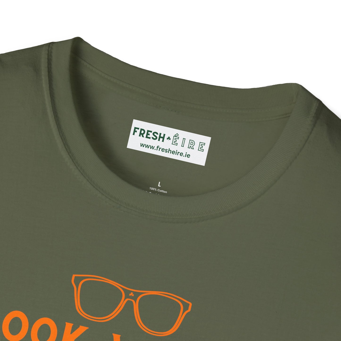 LOOK WHO'S AG CAINT Unisex Softstyle 100% Cotton T-Shirt