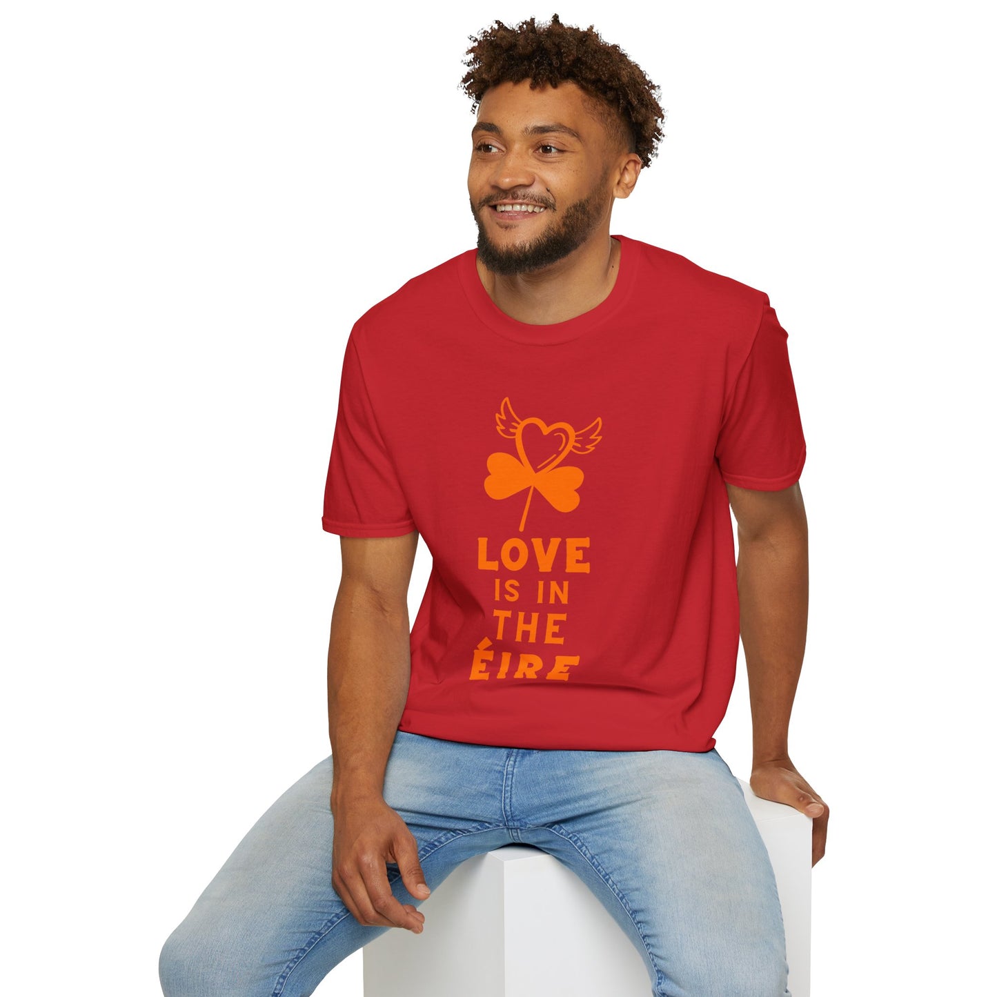 LOVE IS IN THE ÉIRE 2 Unisex Softstyle 100% Cotton T-Shirt