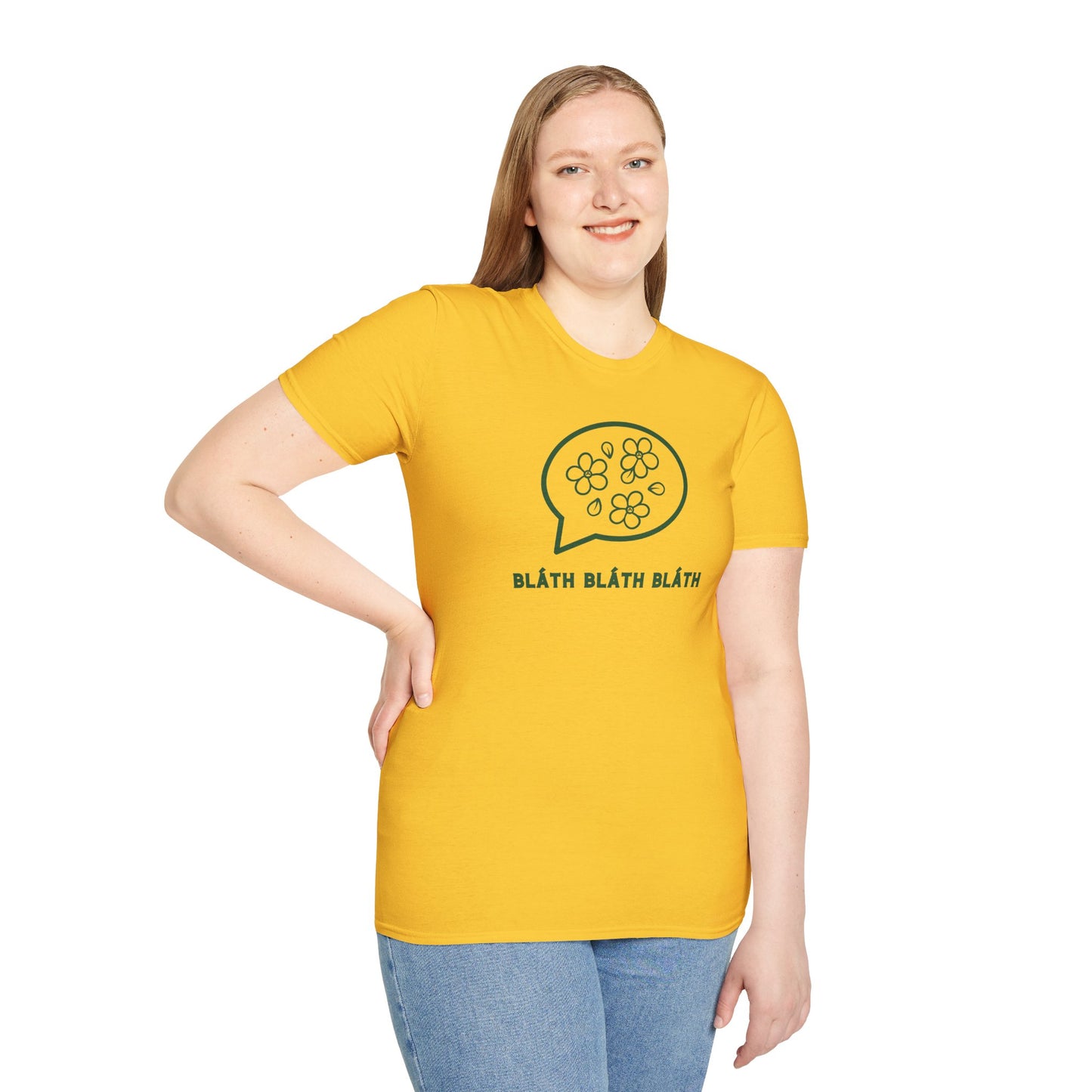 BLÁTH BLÁTH BLÁTH Unisex Softstyle 100% Cotton T-Shirt