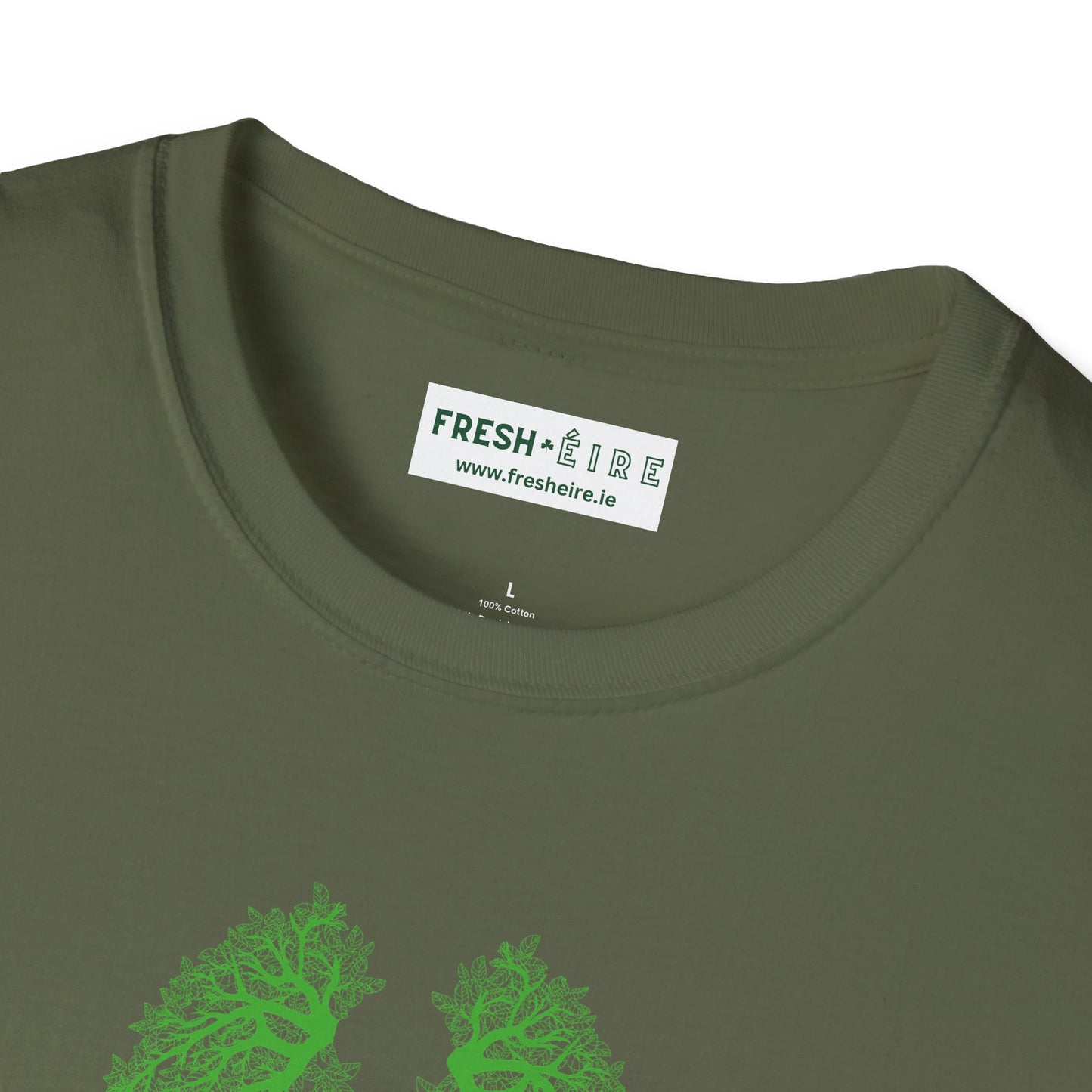 BREATH OF FRESH ÉIRE Unisex Softstyle 100% Cotton T-Shirt