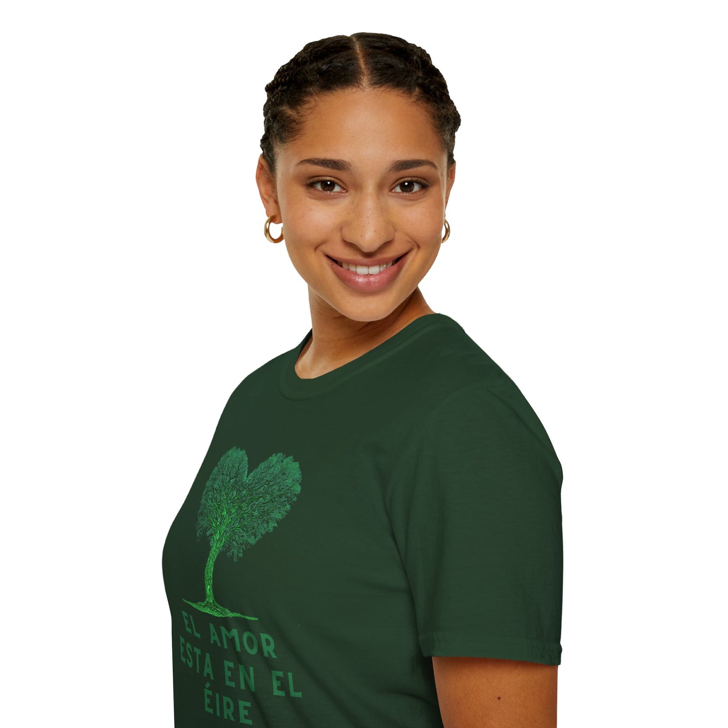 EL AMOR ESTA EN EL ÉIRE Unisex Softstyle 100% Coton T-Shirt