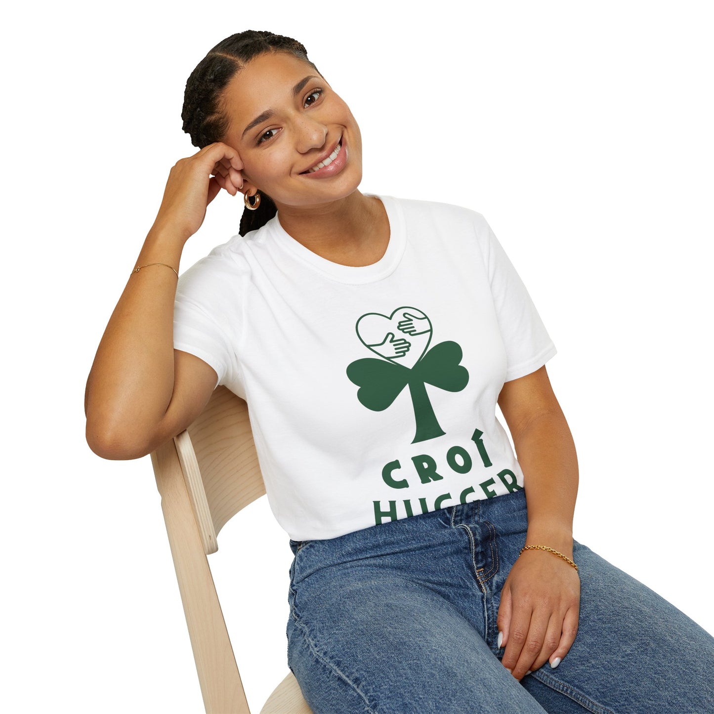 CROÍ HUGGER Unisex Softstyle 100% Cotton T-Shirt