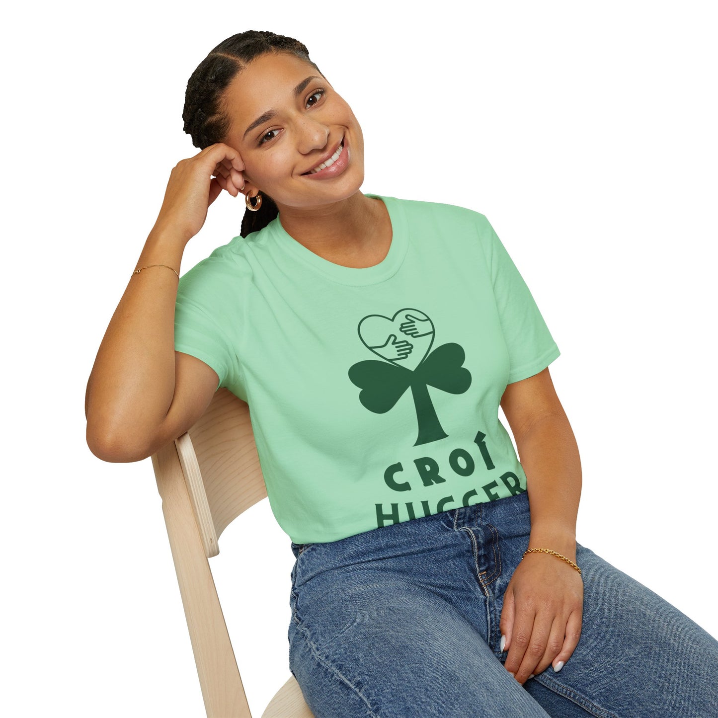 CROÍ HUGGER Unisex Softstyle 100% Cotton T-Shirt
