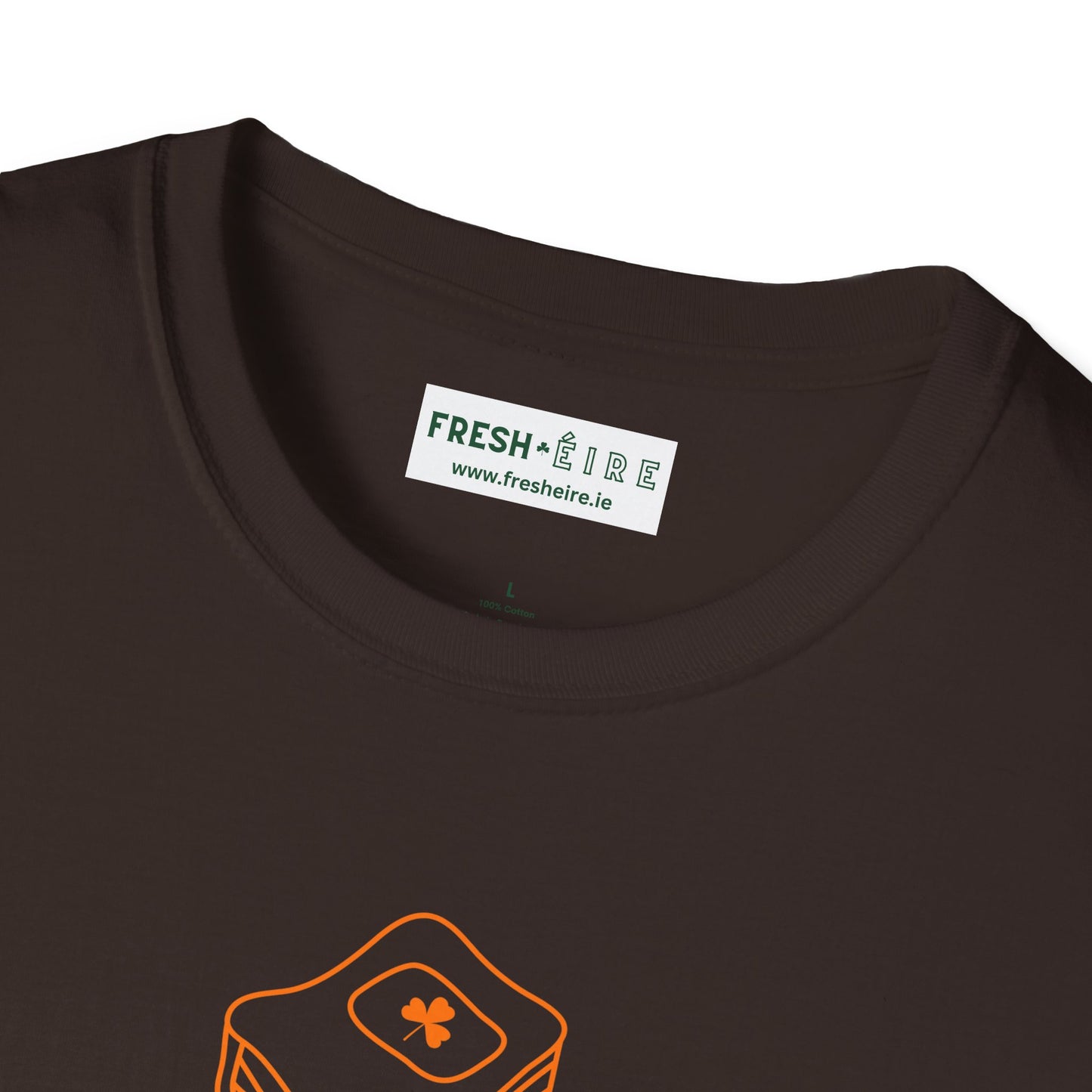 I KNOW FOCAL IN IRISH Unisex Softstyle 100% Cotton T-Shirt