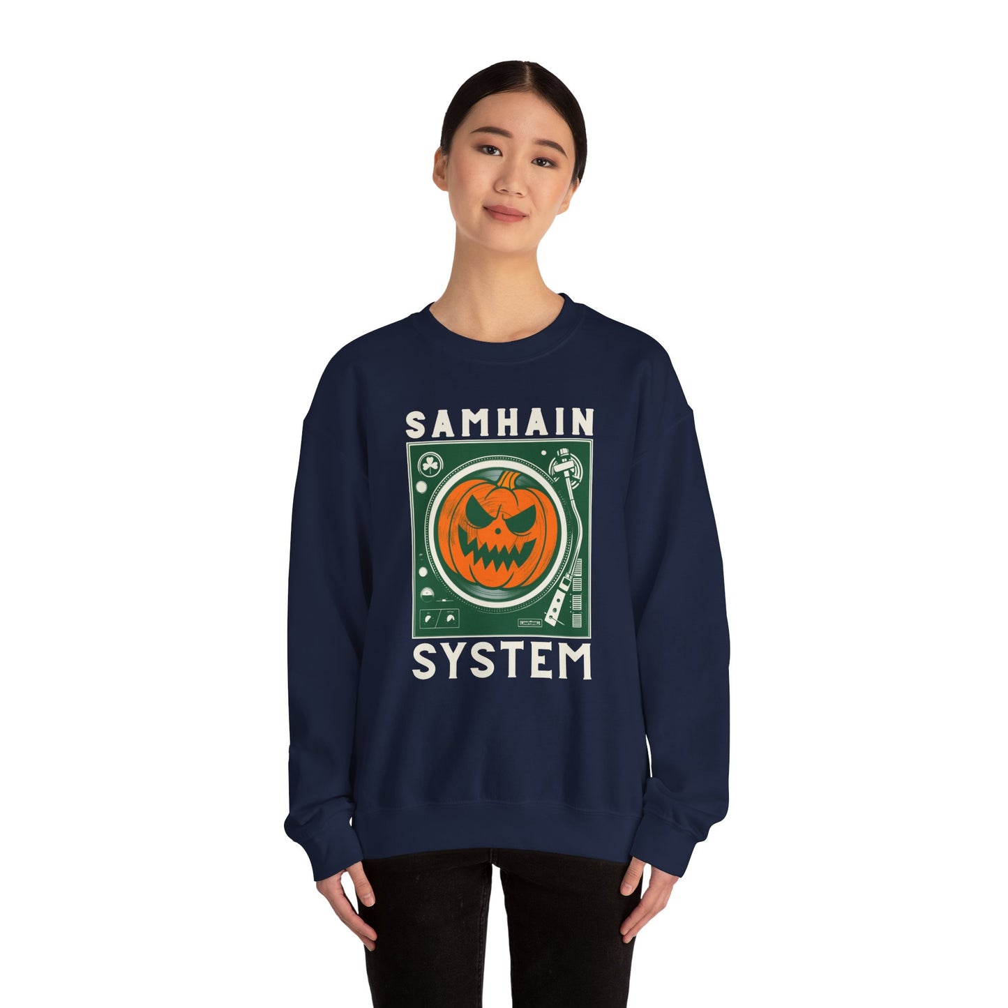 SAMHAIM SYSTEM Unisex Heavy Blend Crewneck Sweatshirt