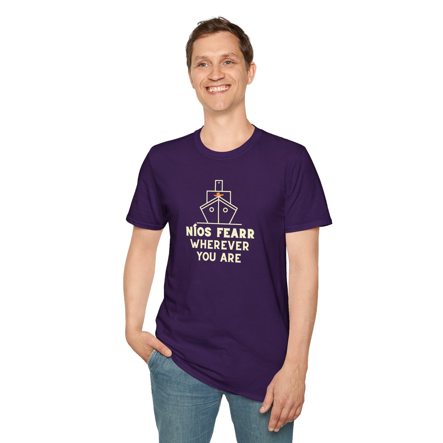NÍOS FEARR WHEREVER YOU ARE Unisex Softstyle 100% Cotton T-Shirt