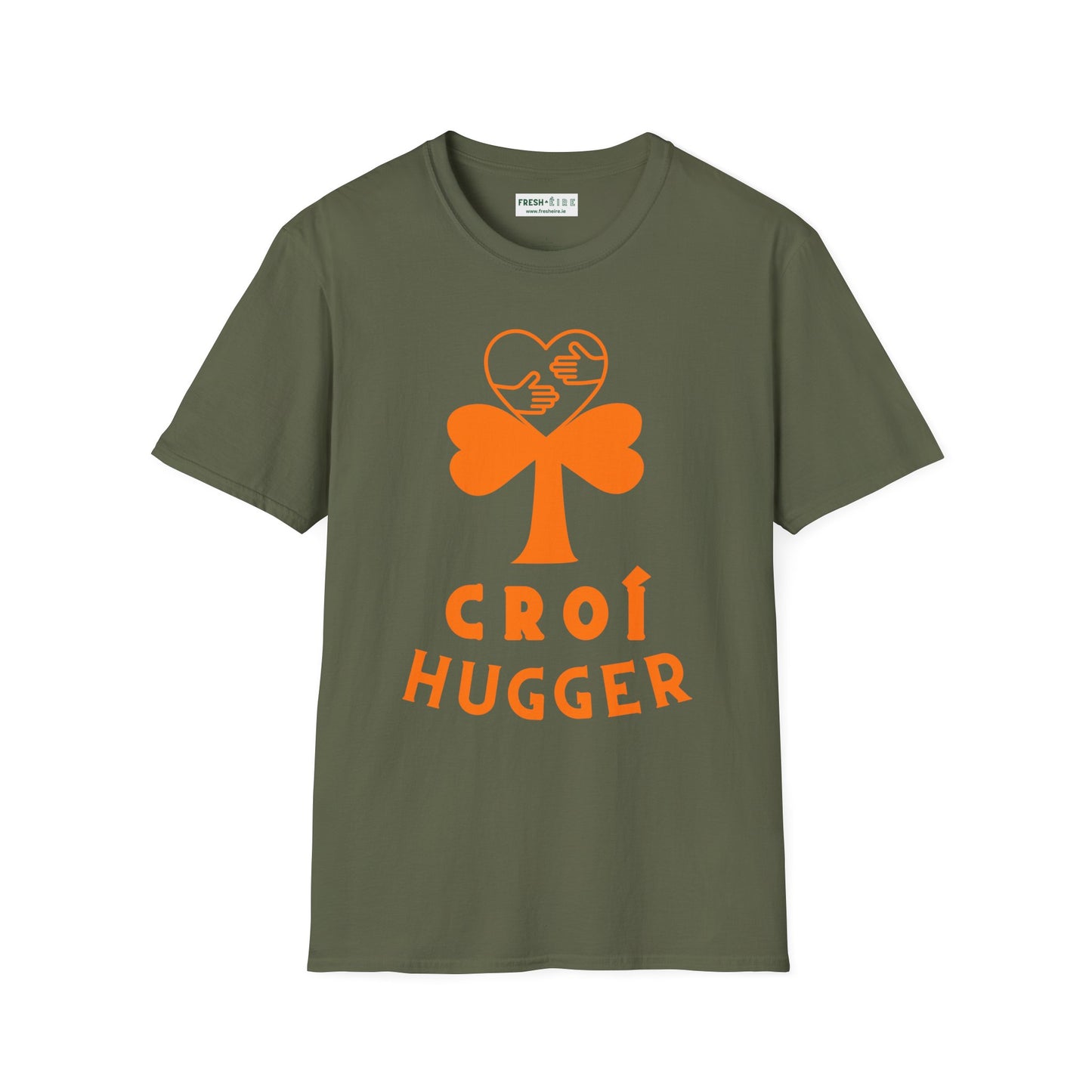 CROÍ HUGGER Unisex Softstyle 100% Cotton T-Shirt