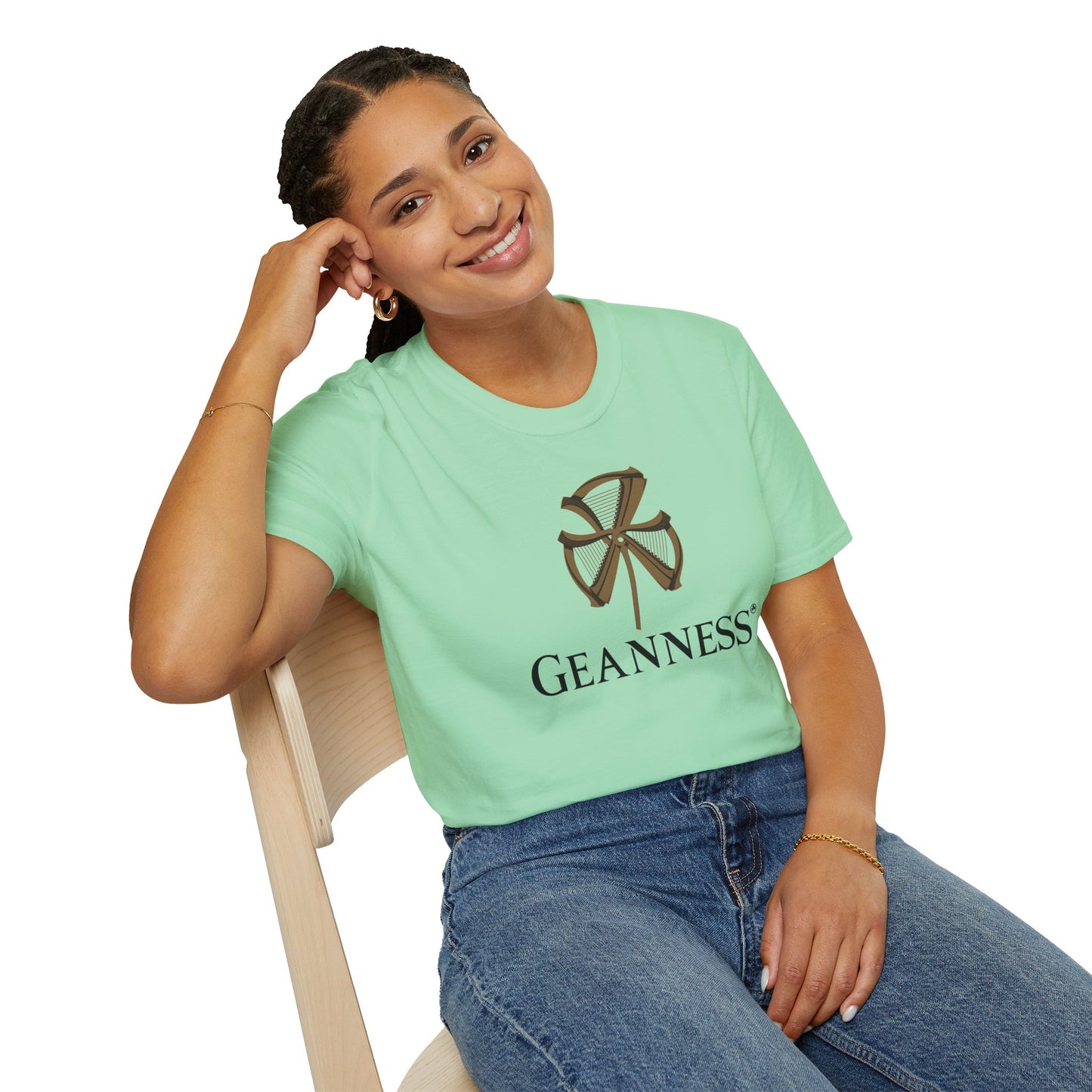 GEANNESS 100% Cotton Unisex Softstyle T-Shirt