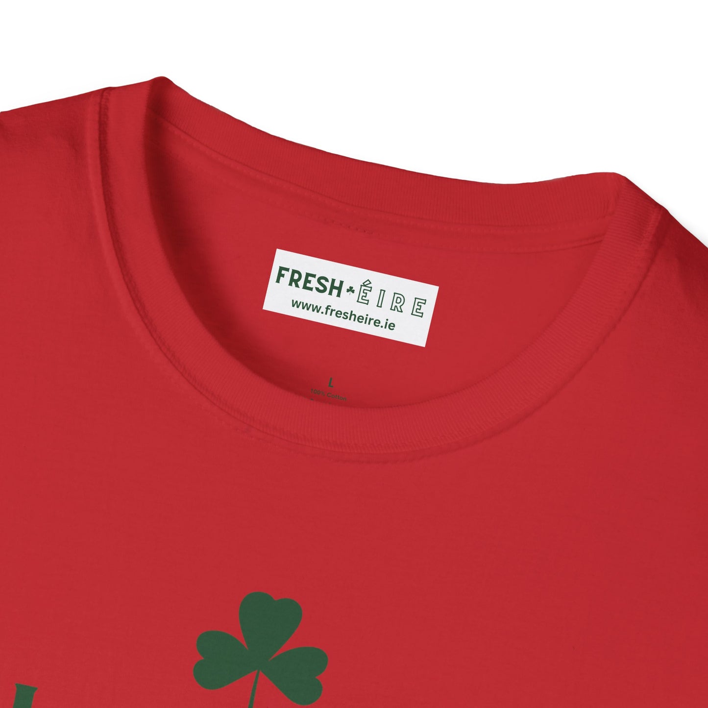 FLOATING ON ÉIRE Unisex Softstyle 100% Cotton T-Shirt