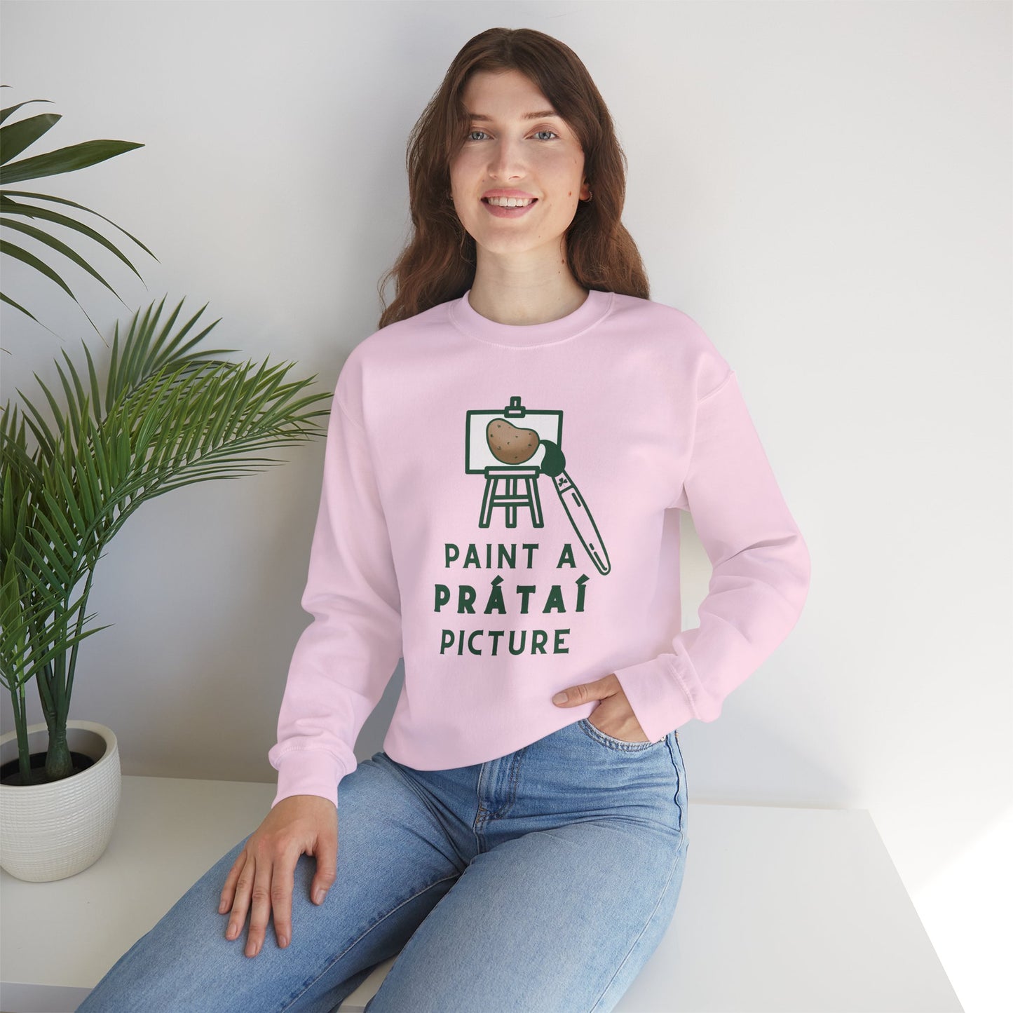 PAINT A PRÁTAÍ PICTURE Unisex Heavy Blend™ Crewneck Sweatshirt