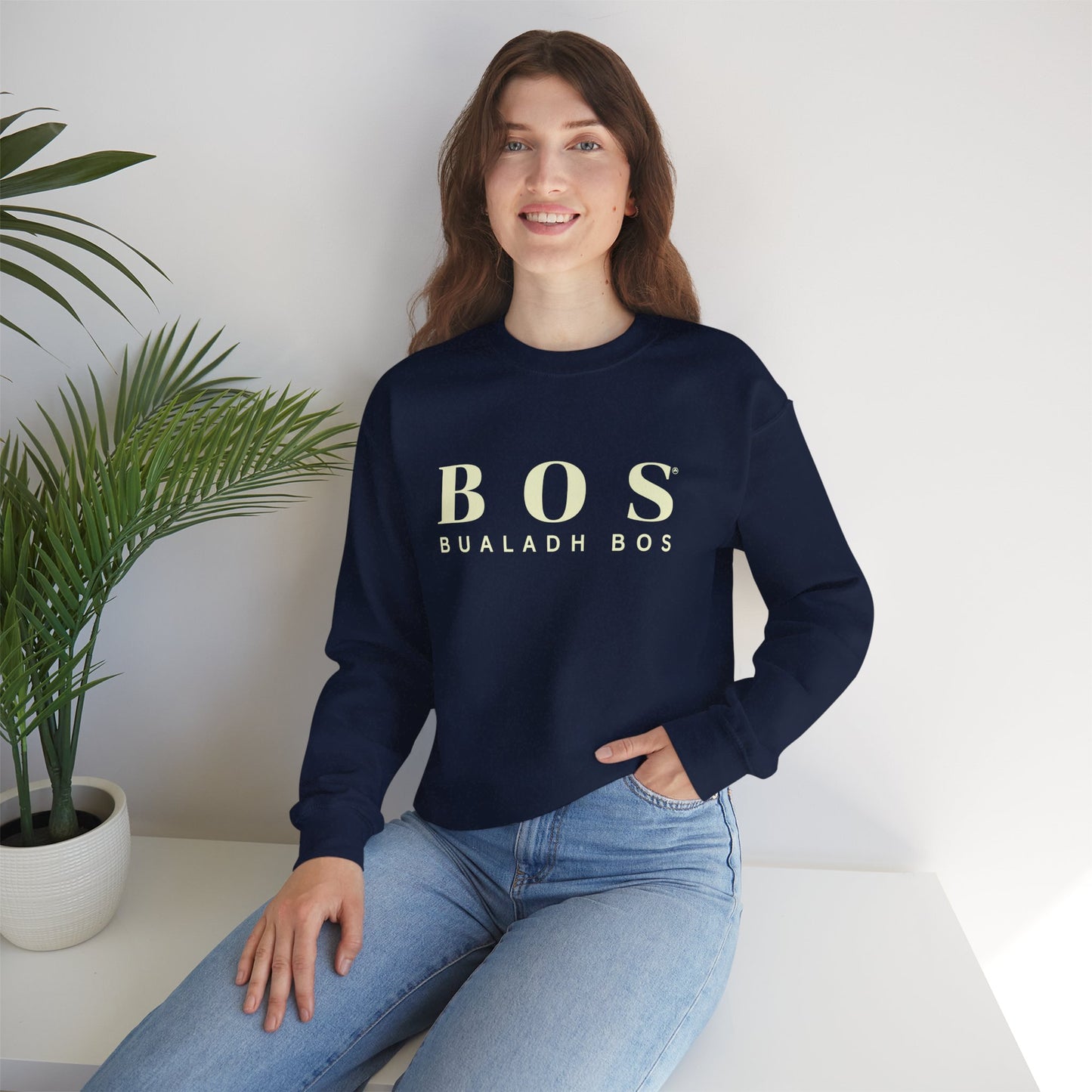BOS BUALADH BOS Unisex Heavy Blend™ Crewneck Sweatshirt