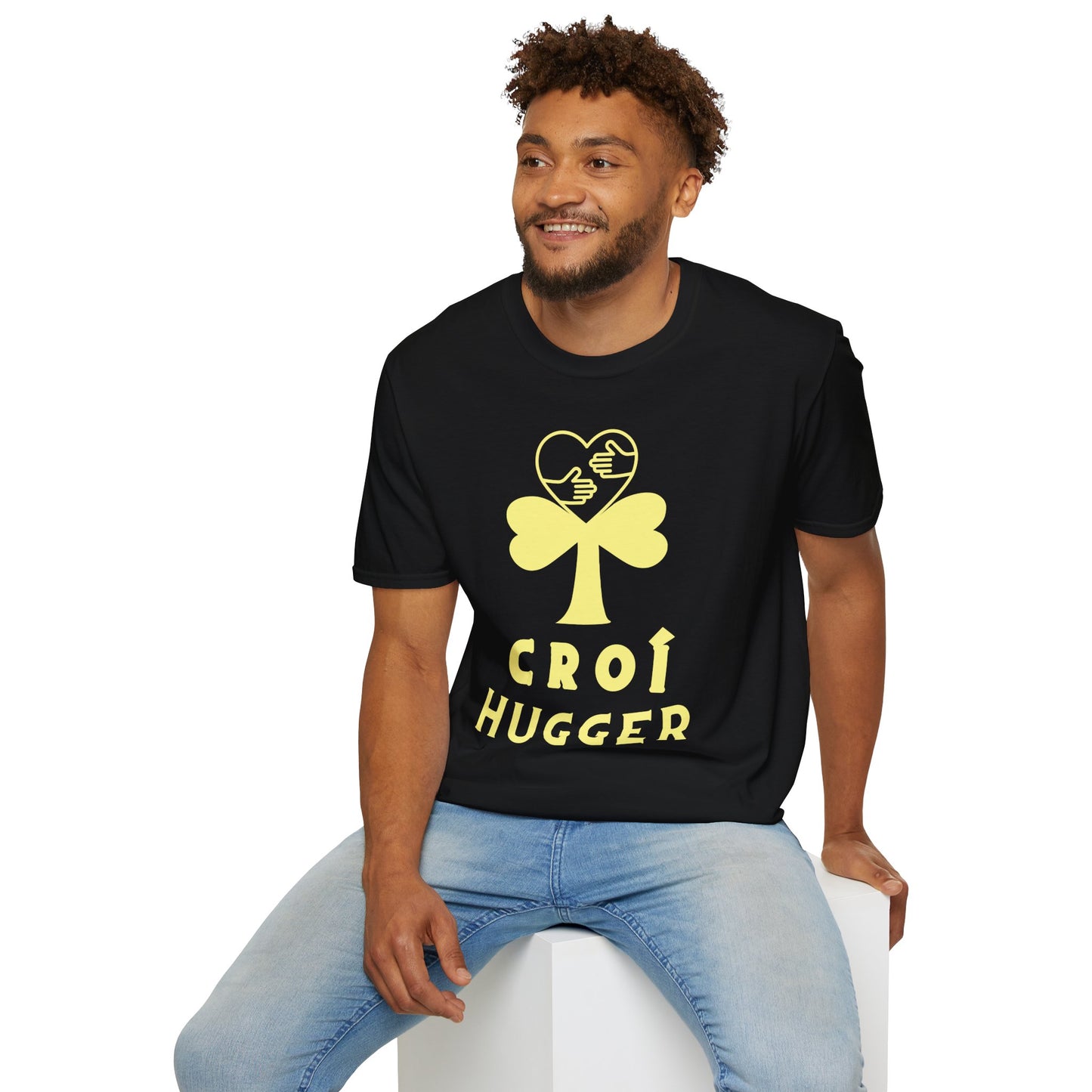 CROÍ HUGGER Unisex Softstyle 100% Cotton T-Shirt