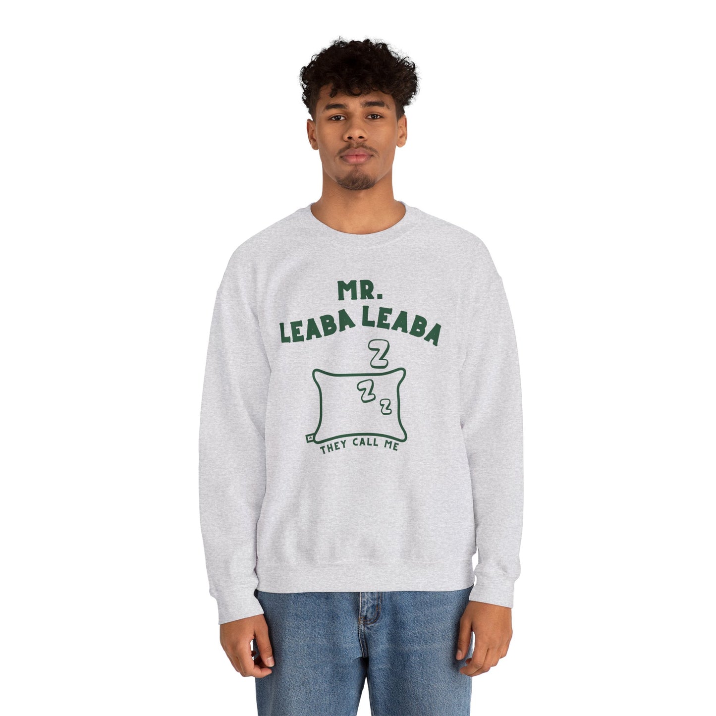 MR. LEABA LEABA (THEY CALL ME) Unisex Heavy Blend™ Crewneck Sweatshirt