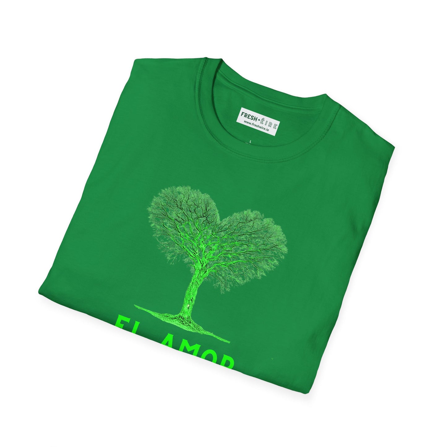 EL AMOR ESTA EN EL ÉIRE Unisex Softstyle 100% Coton T-Shirt